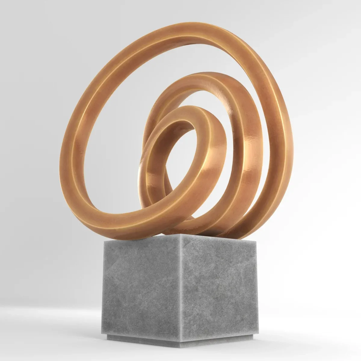 Modern Decorative Abstract Bronze Art Sculpture 23