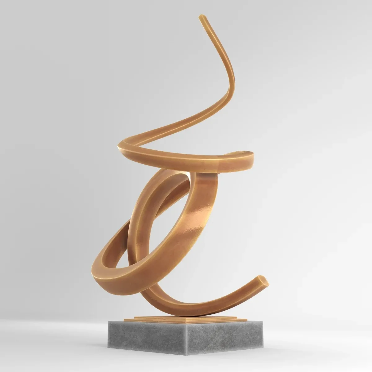 Modern Decorative Abstract Bronze Art Sculpture 22