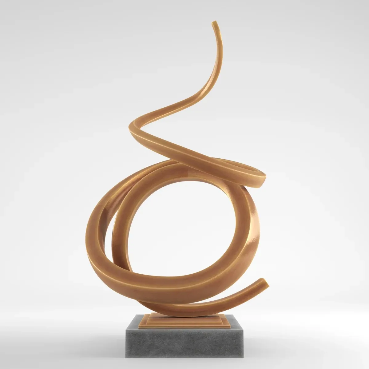 Modern Decorative Abstract Bronze Art Sculpture 22