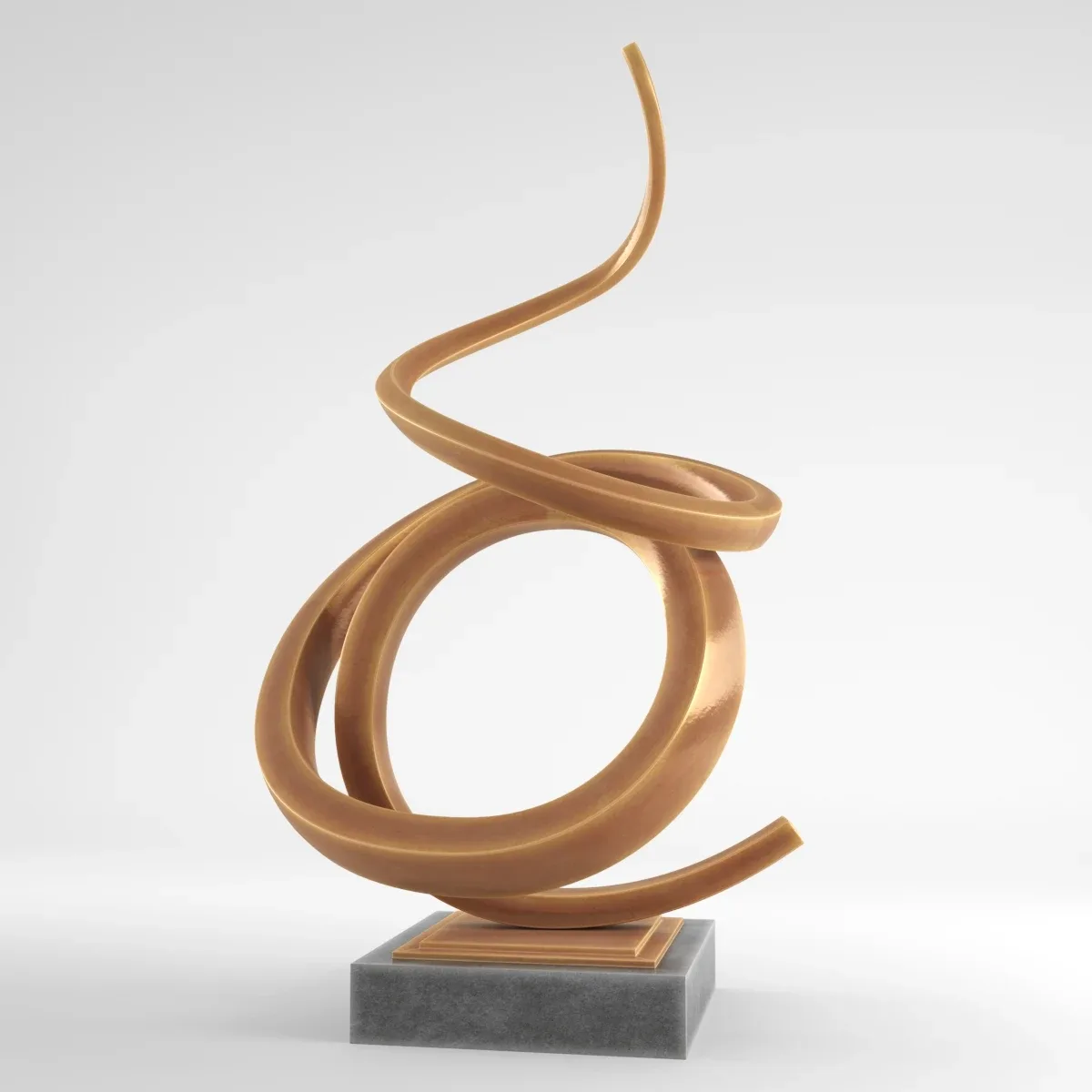 Modern Decorative Abstract Bronze Art Sculpture 22