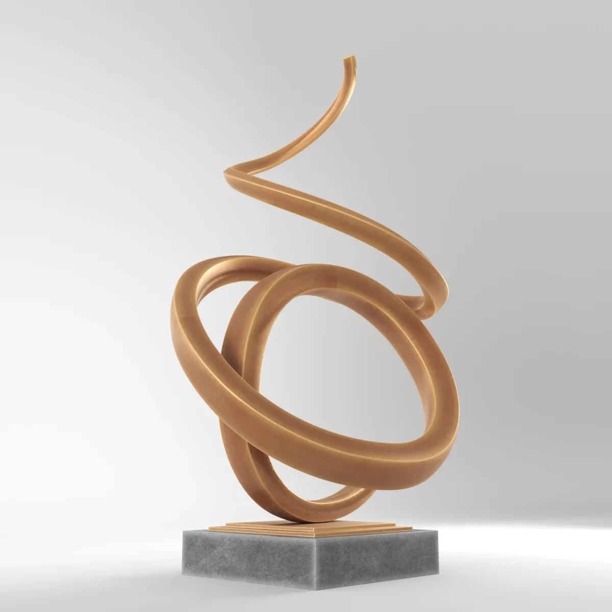 Modern Decorative Abstract Bronze Art Sculpture 22