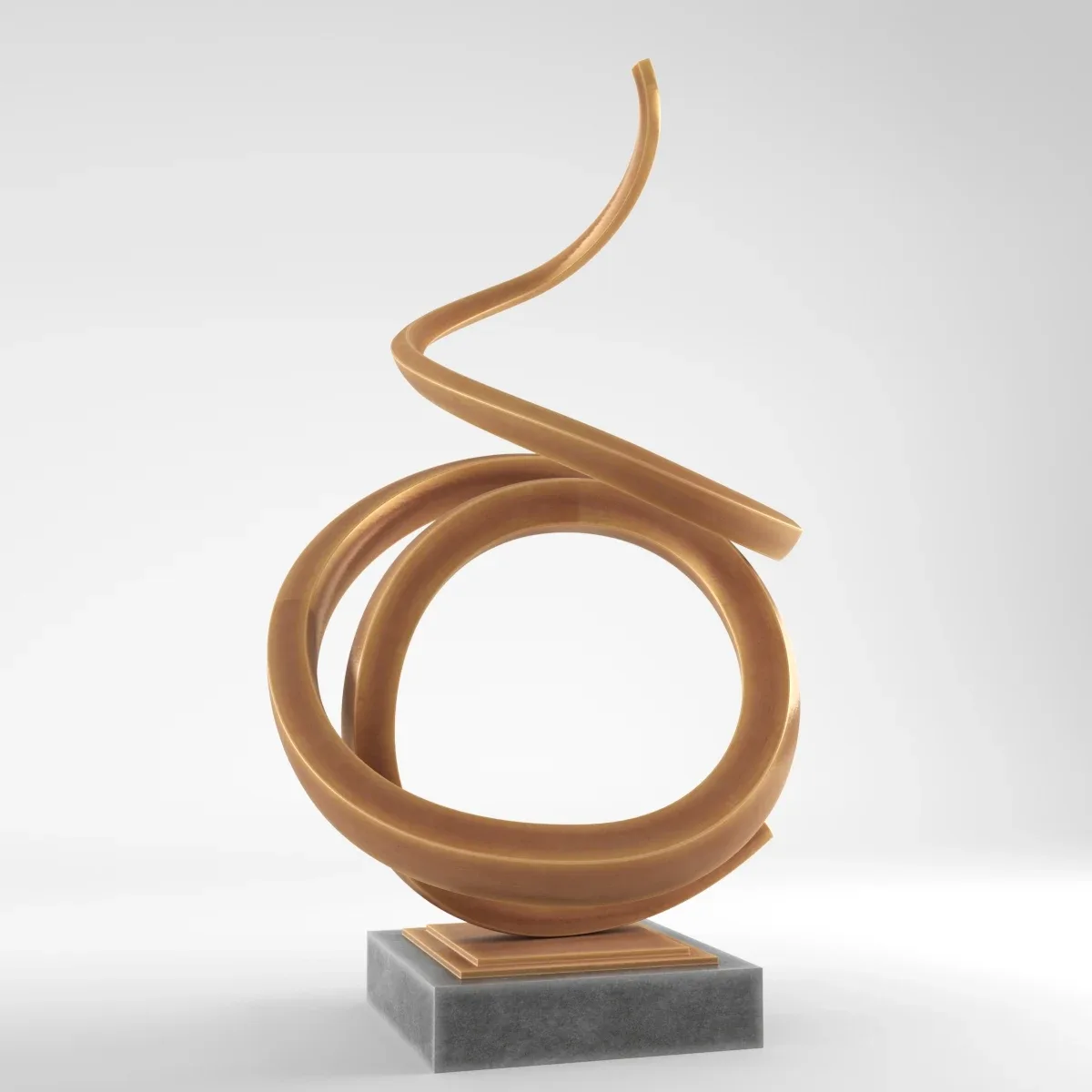 Modern Decorative Abstract Bronze Art Sculpture 22