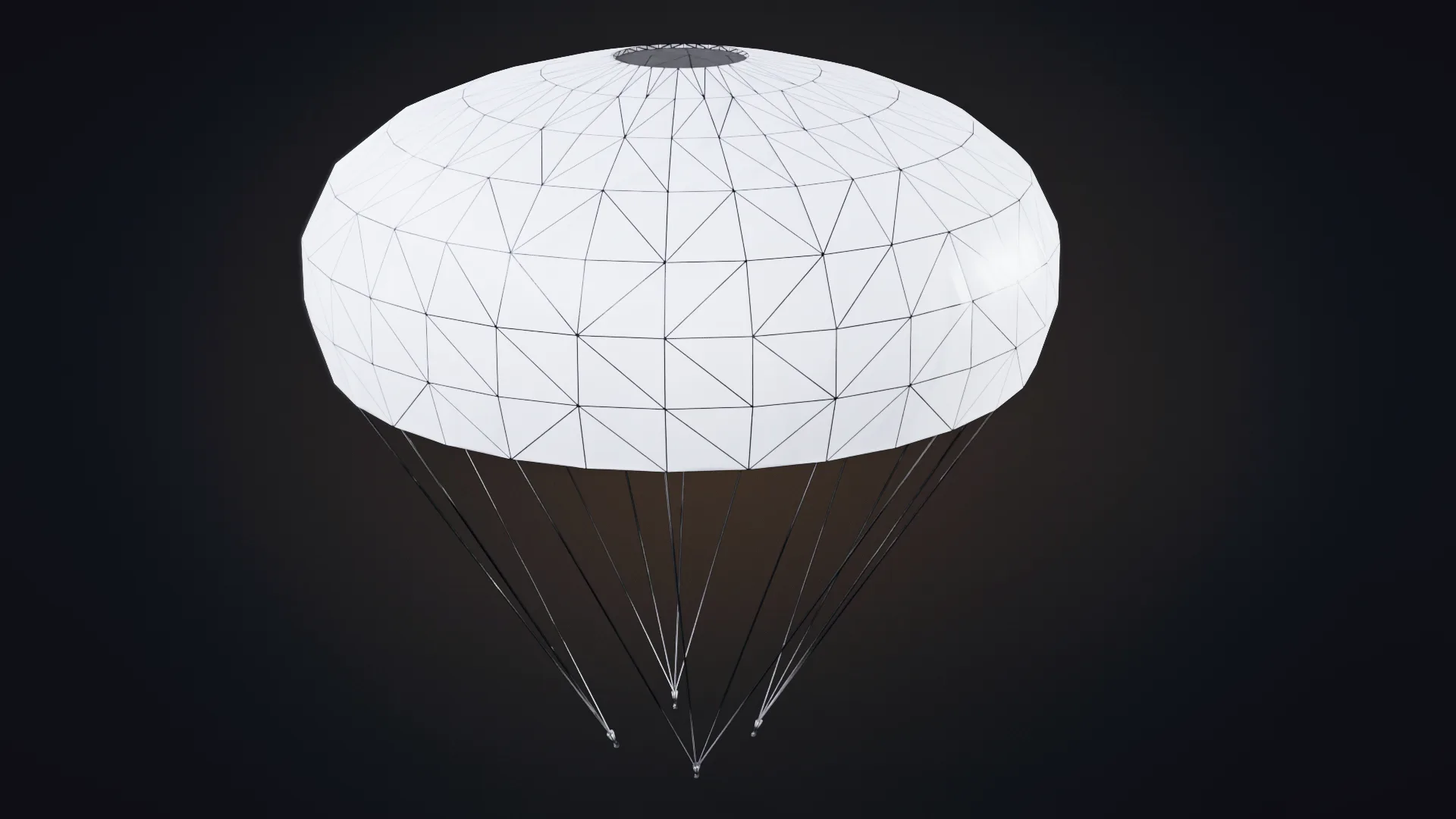 Air Drop Low-poly 3D Model