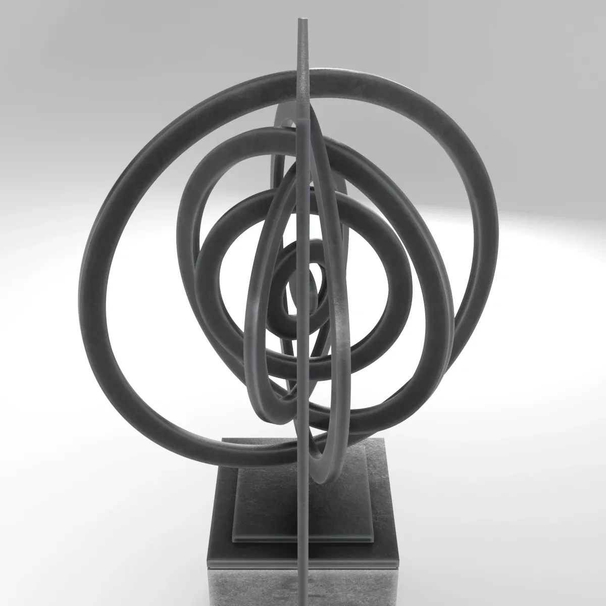 Modern Decorative Abstract Metal Art Sculpture 05