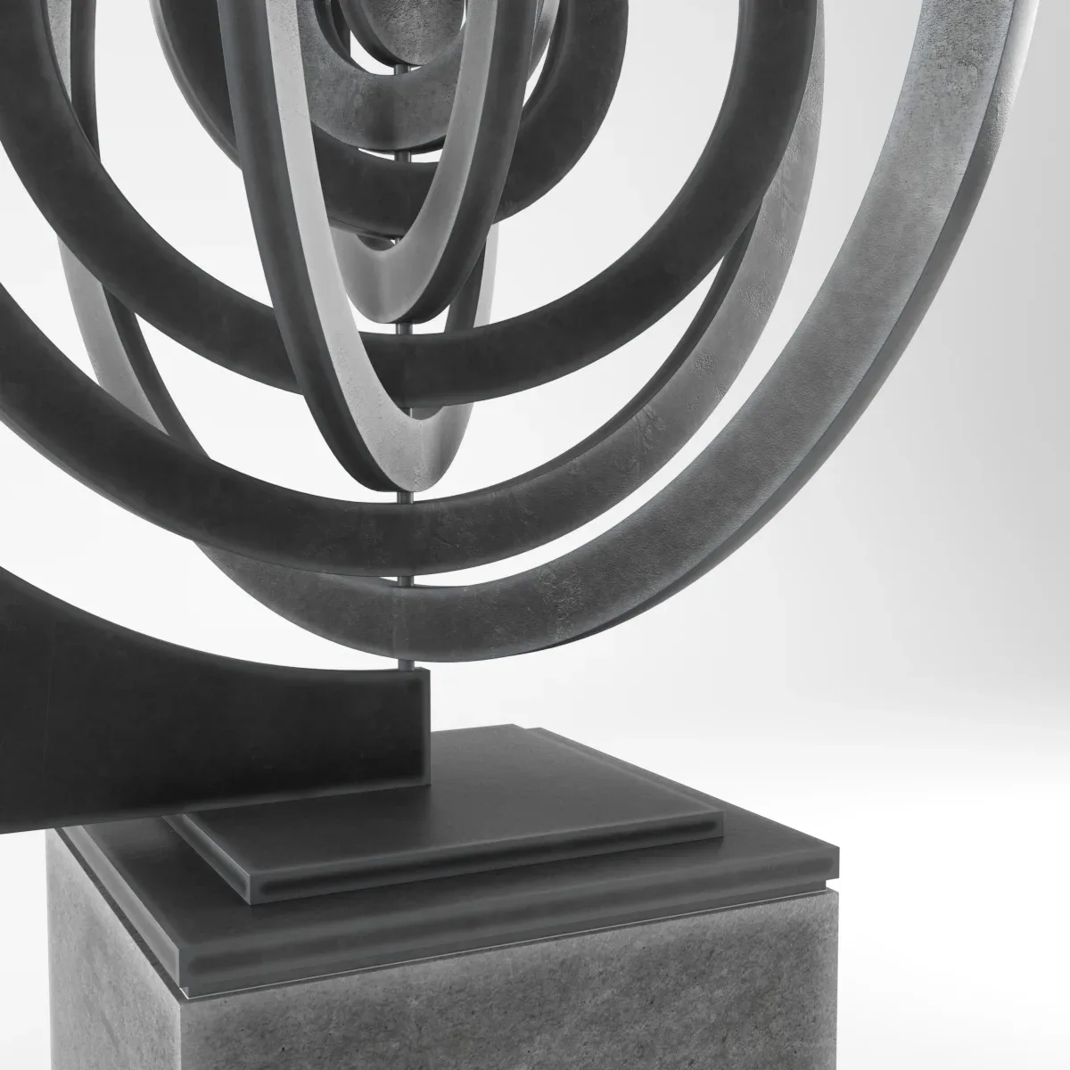 Modern Decorative Abstract Metal Art Sculpture 05