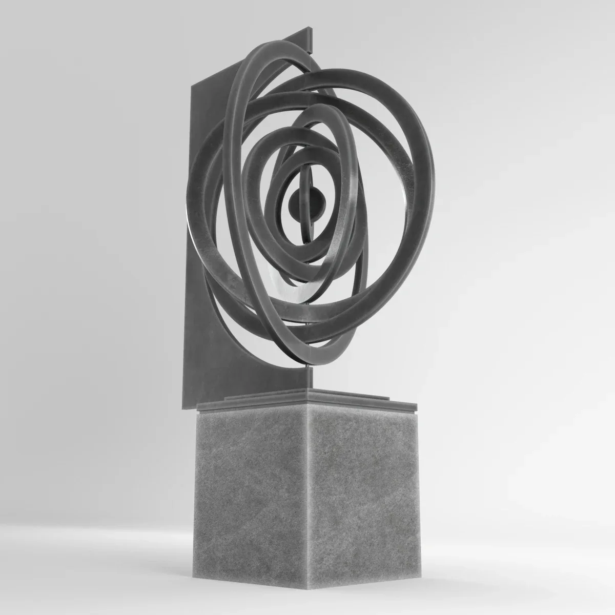 Modern Decorative Abstract Metal Art Sculpture 05