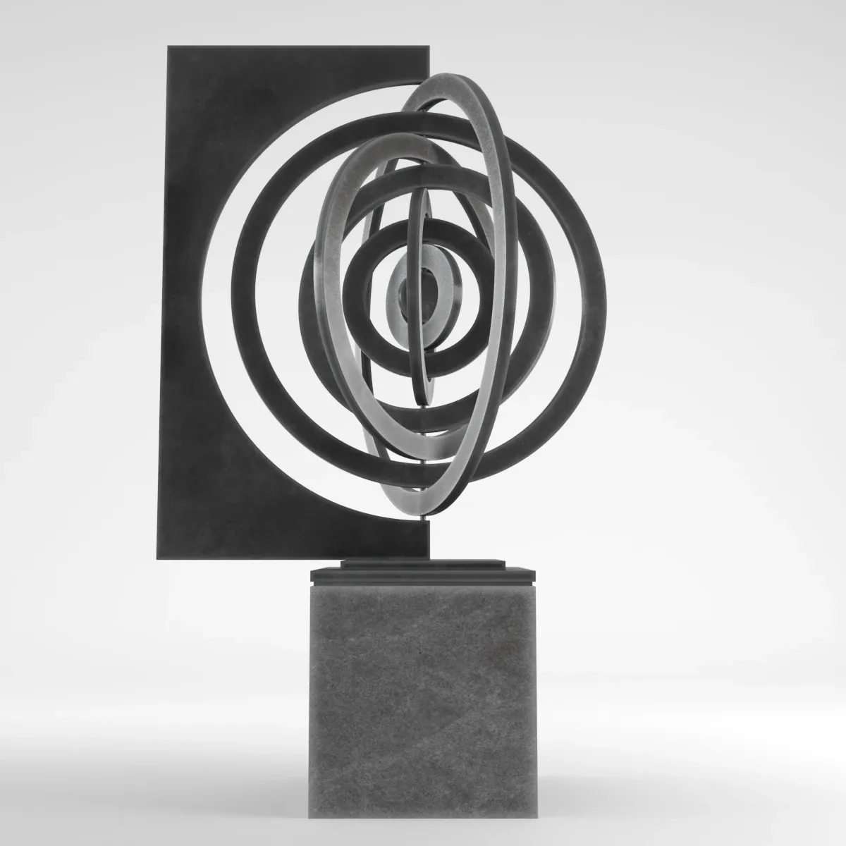 Modern Decorative Abstract Metal Art Sculpture 05