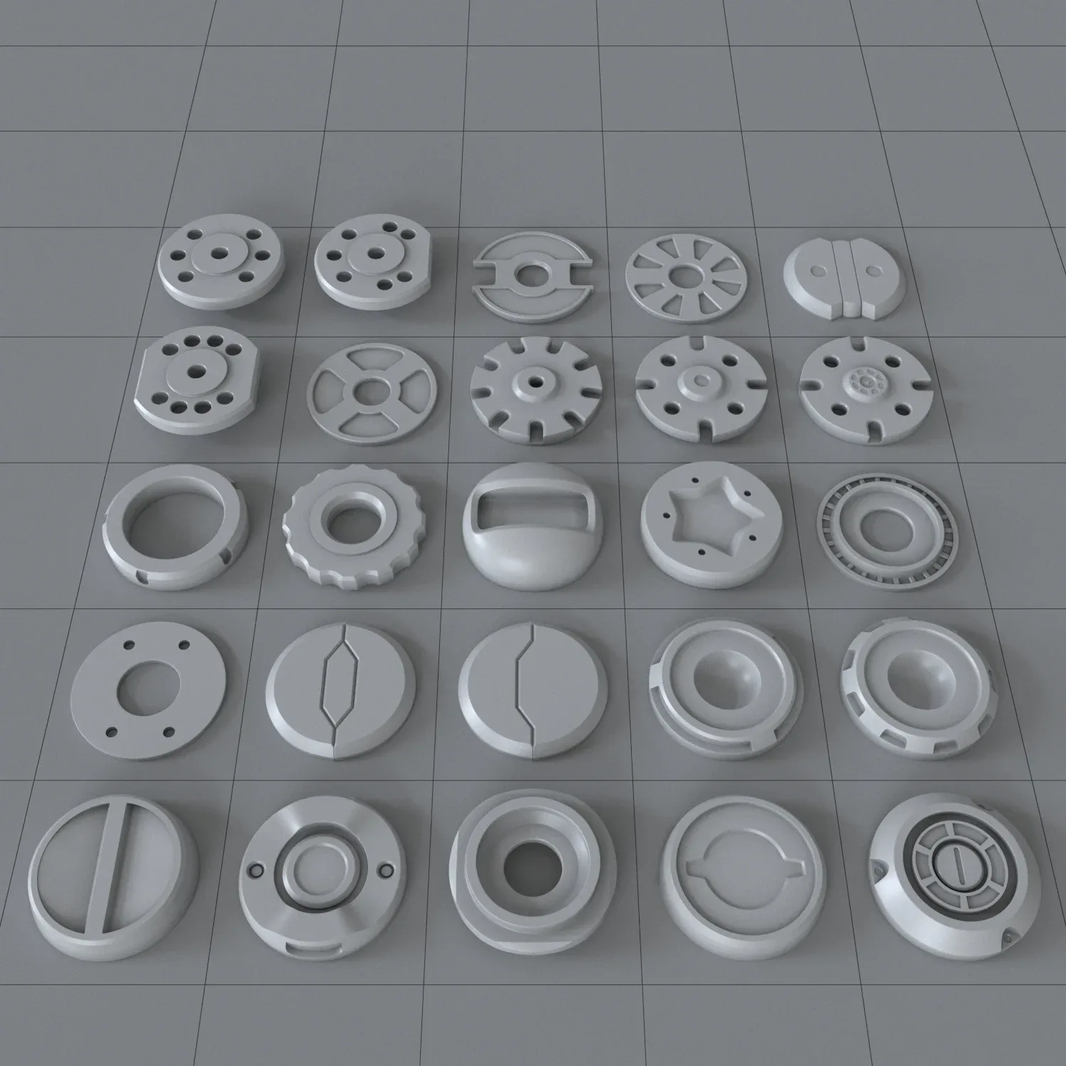 Hard Surface Kitbash Pack 01