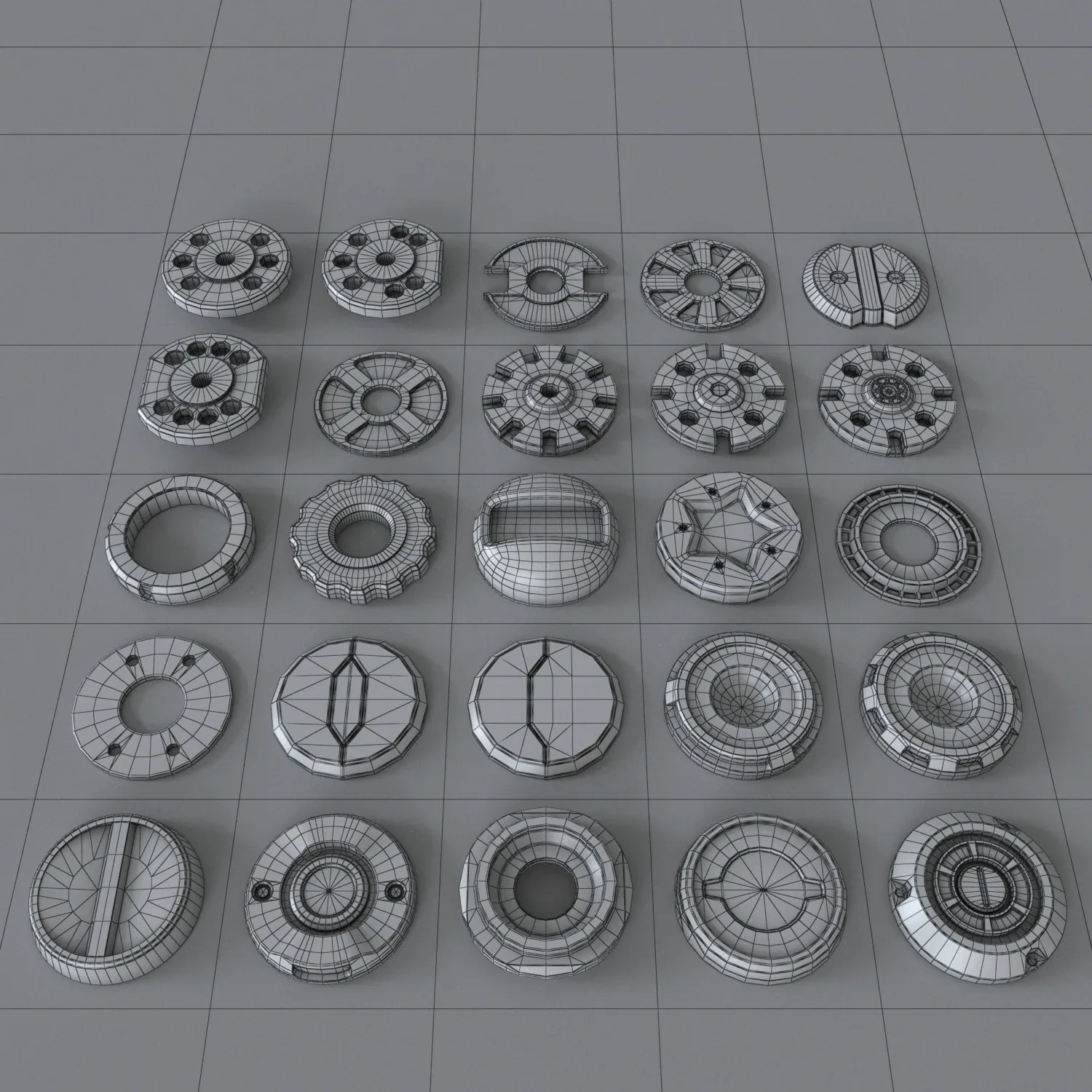 Hard Surface Kitbash Pack 01