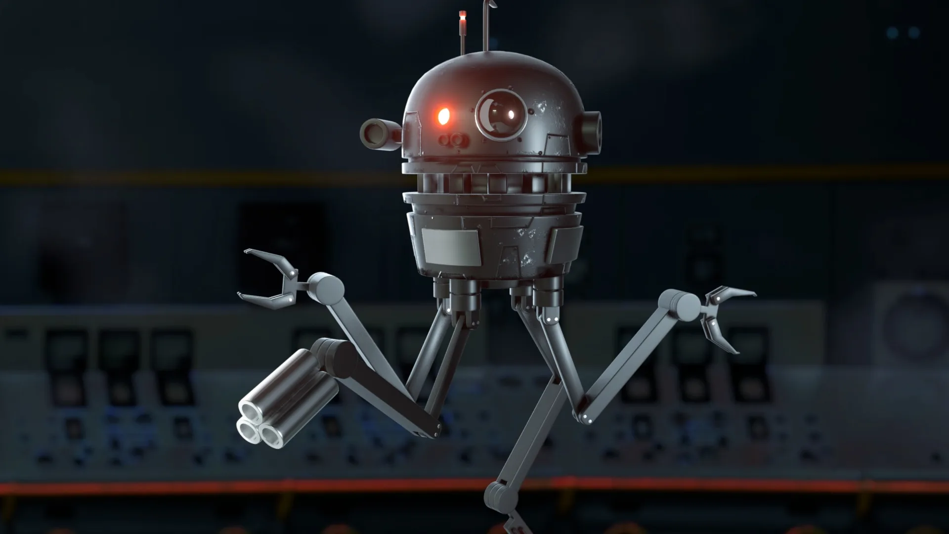 Sci-Fi Robot Drone Creation in Blender Eevee (Complete Tutorial Series)