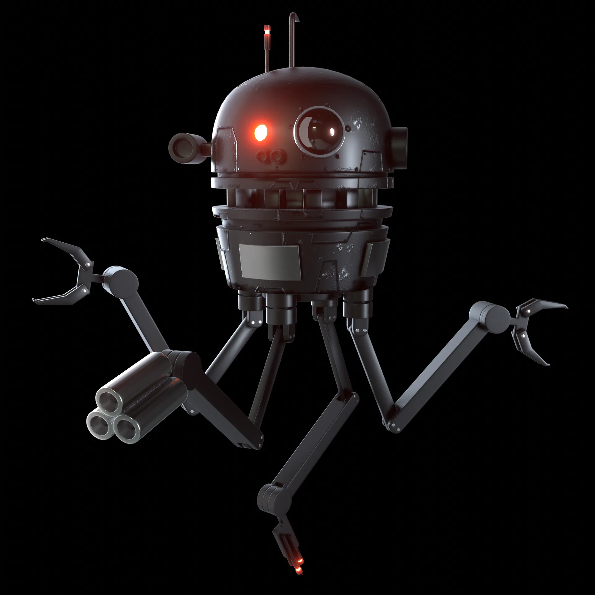 Sci-Fi Robot Drone Creation in Blender Eevee (Complete Tutorial Series)