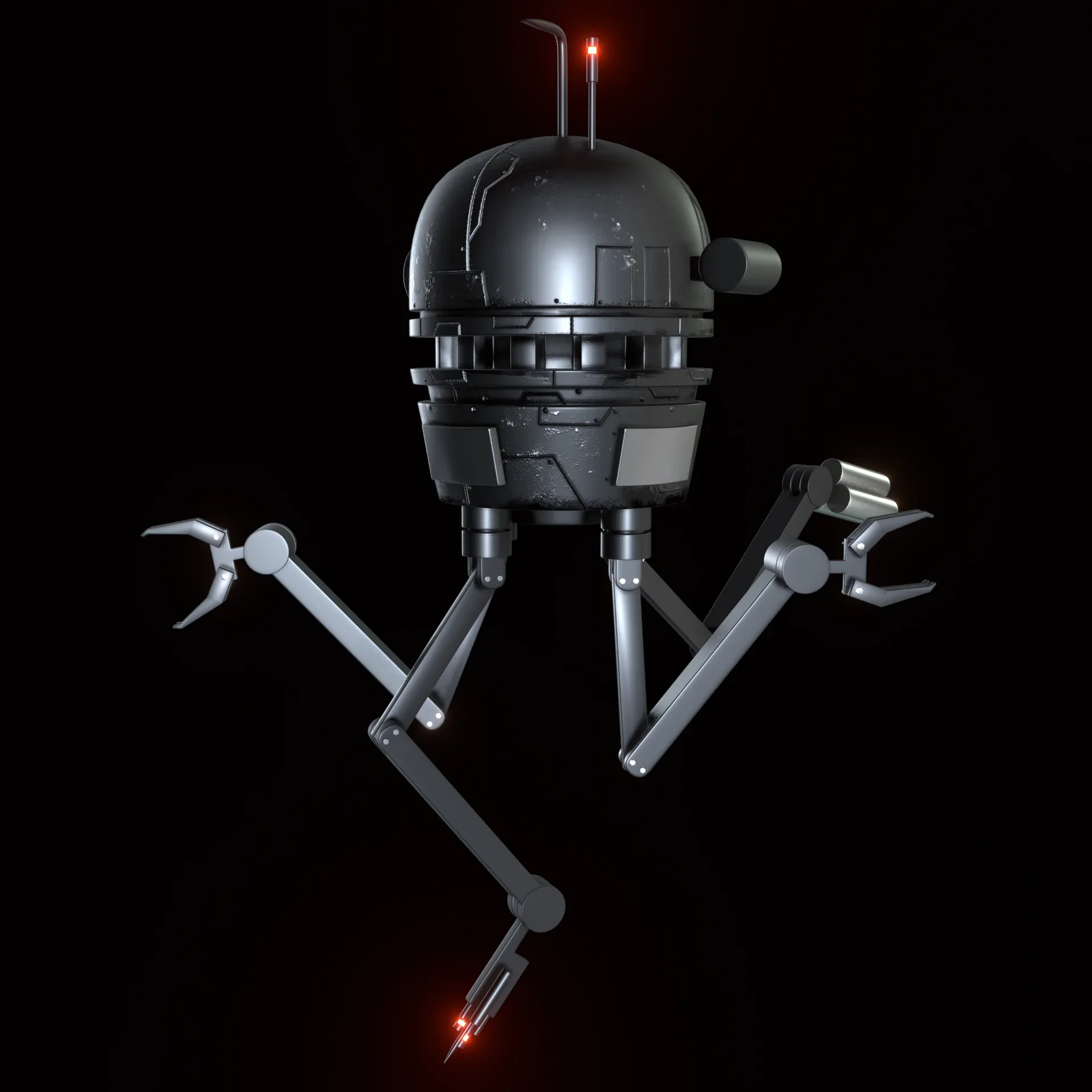 Sci-Fi Robot Drone Creation in Blender Eevee (Complete Tutorial Series)