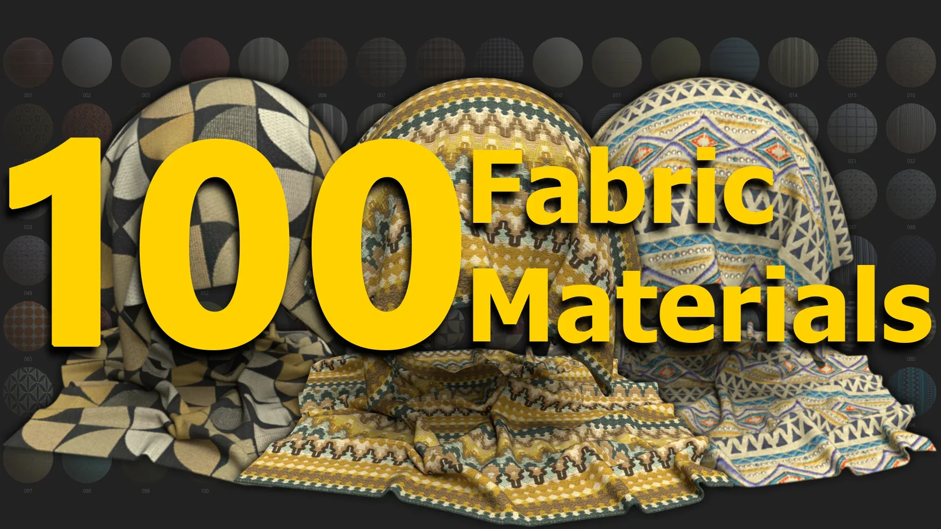 100 Fabric Materials