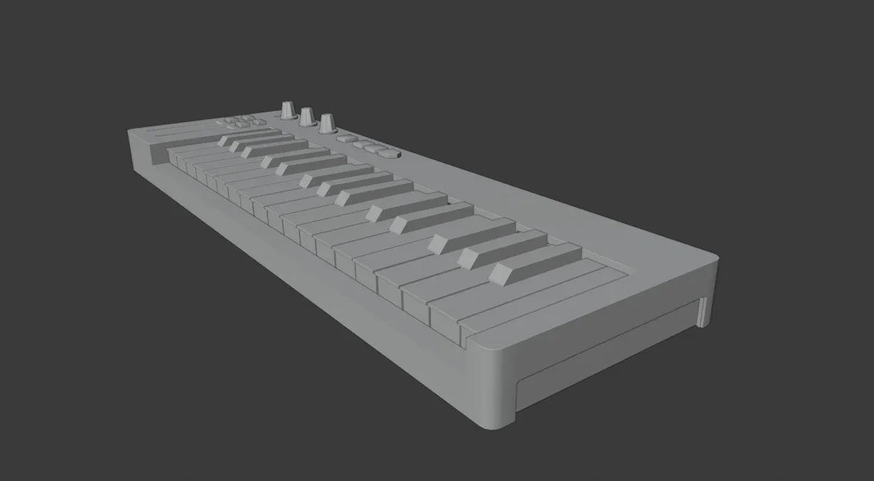 Arturia KeyStep Midi Keyboard 3D model