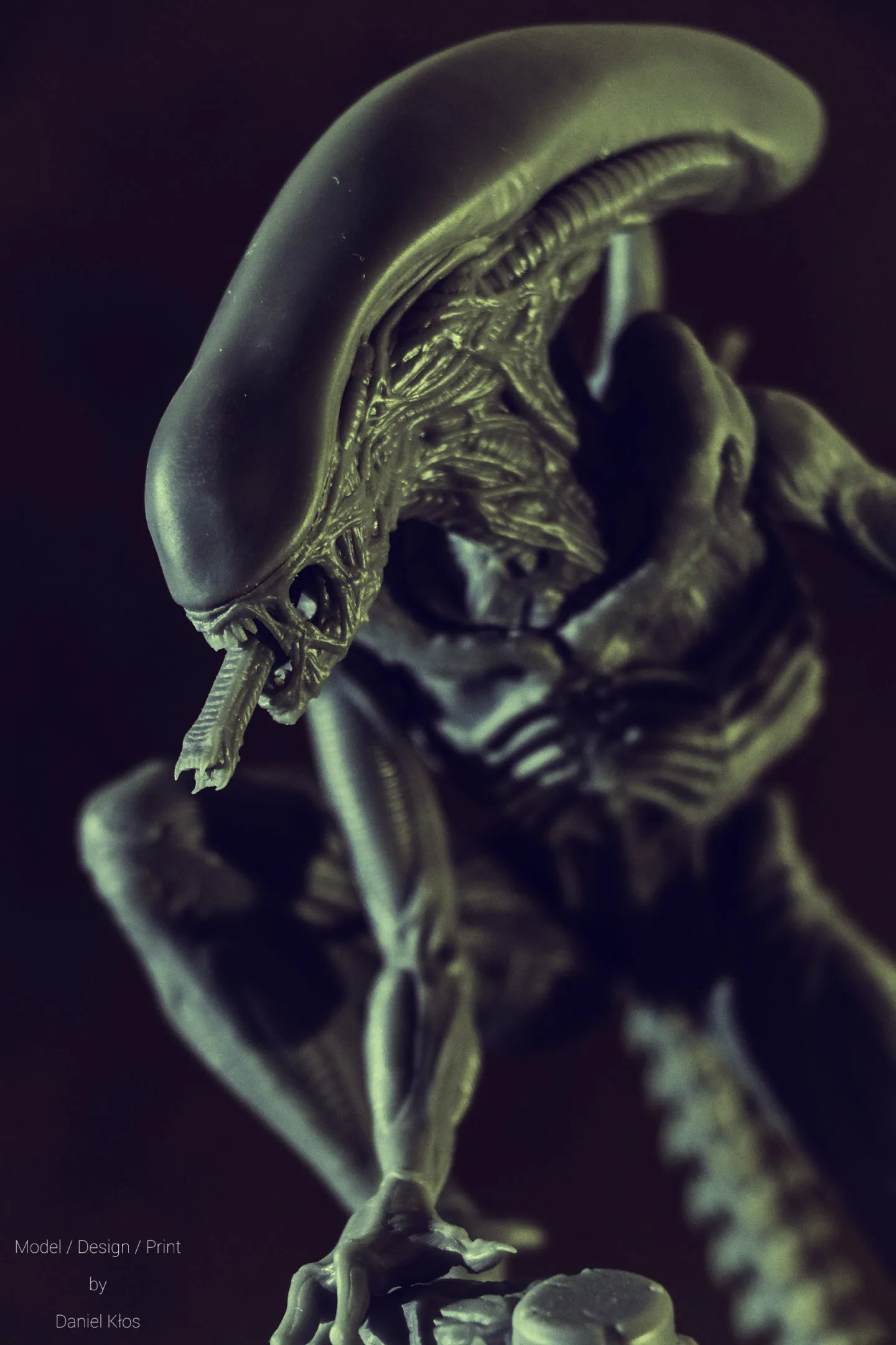 Alien Statue Fanart 3D Print Model