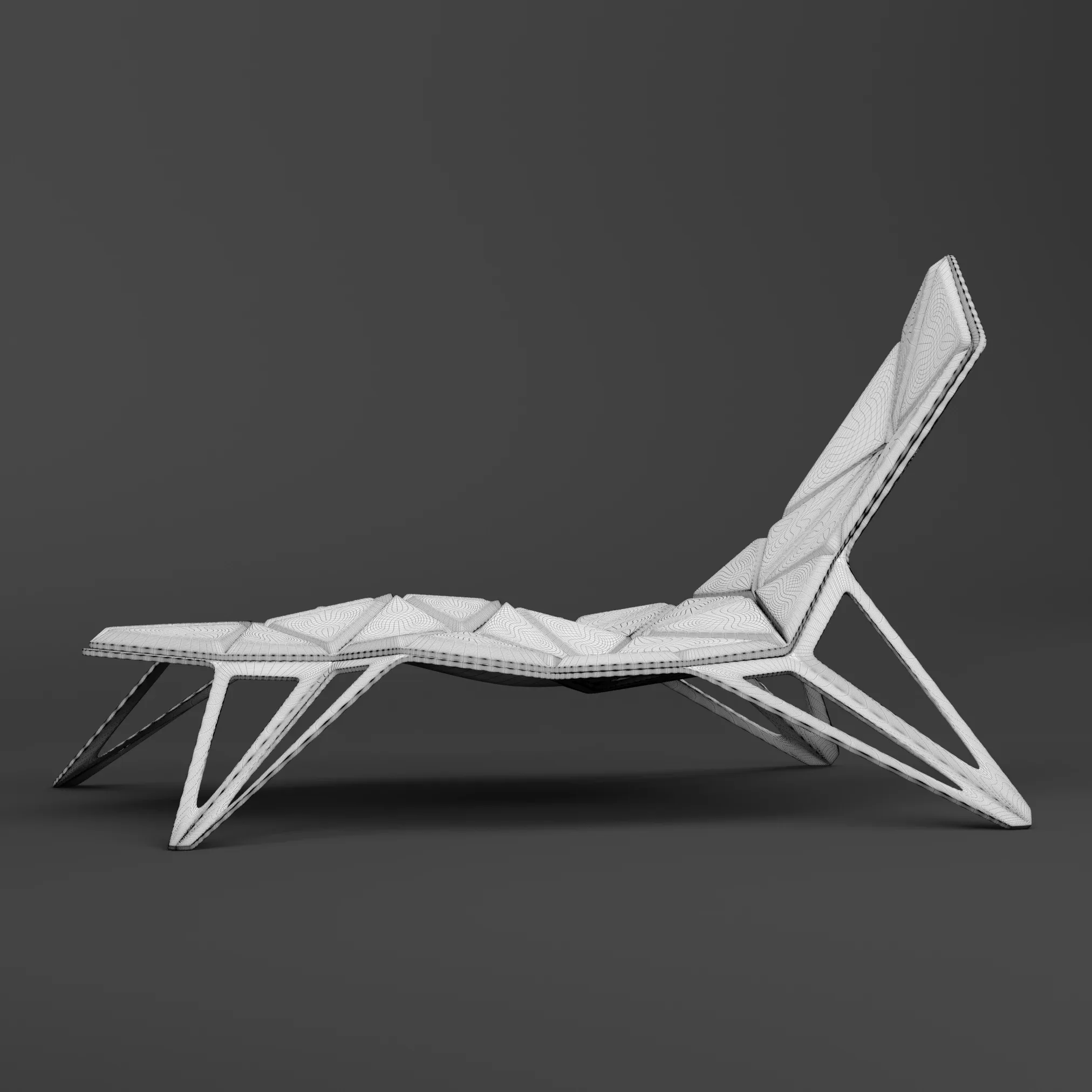 Ruby Chair Futuristic