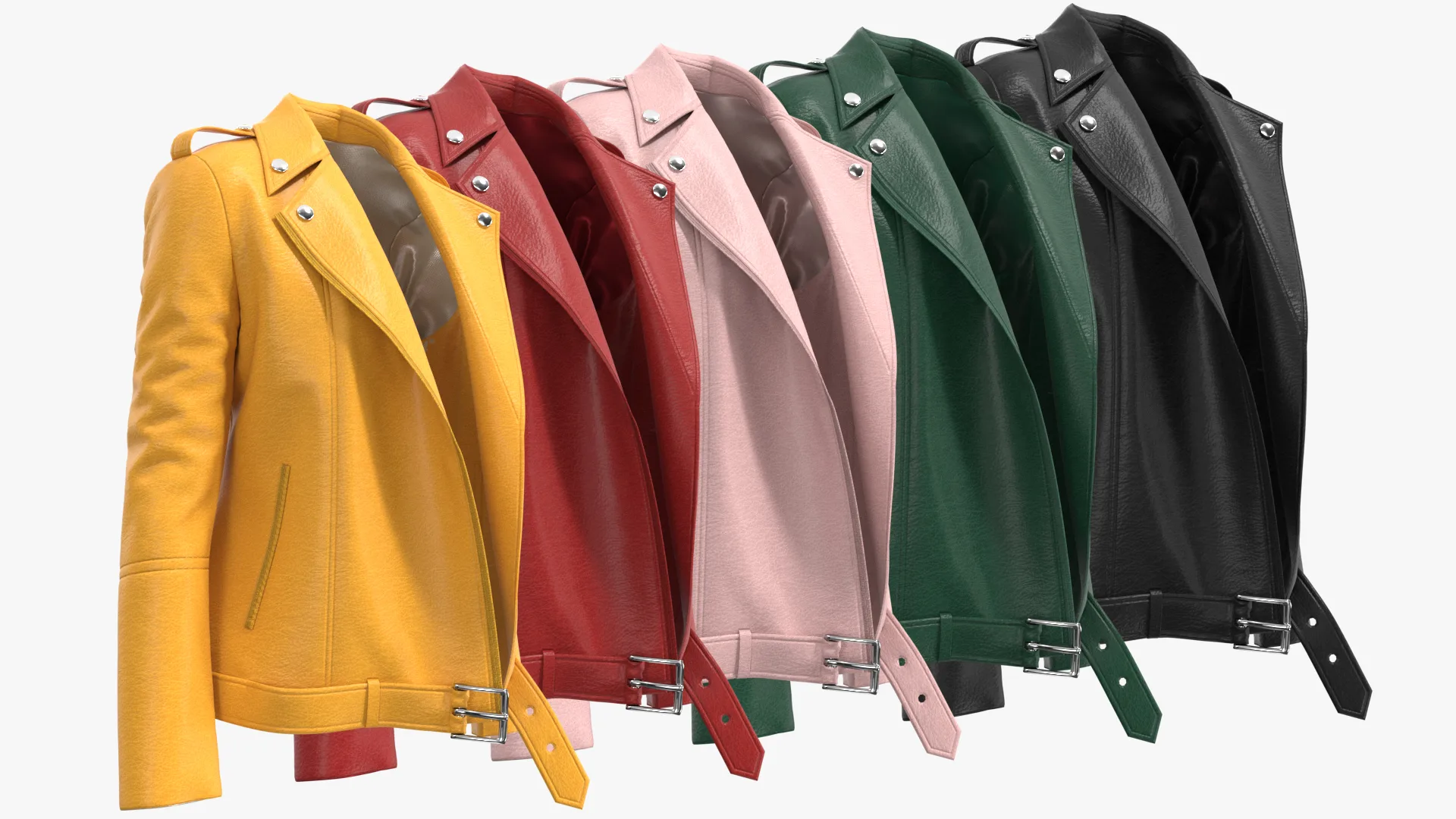 Leather Jacket - Marvelous Designer - Clo3d