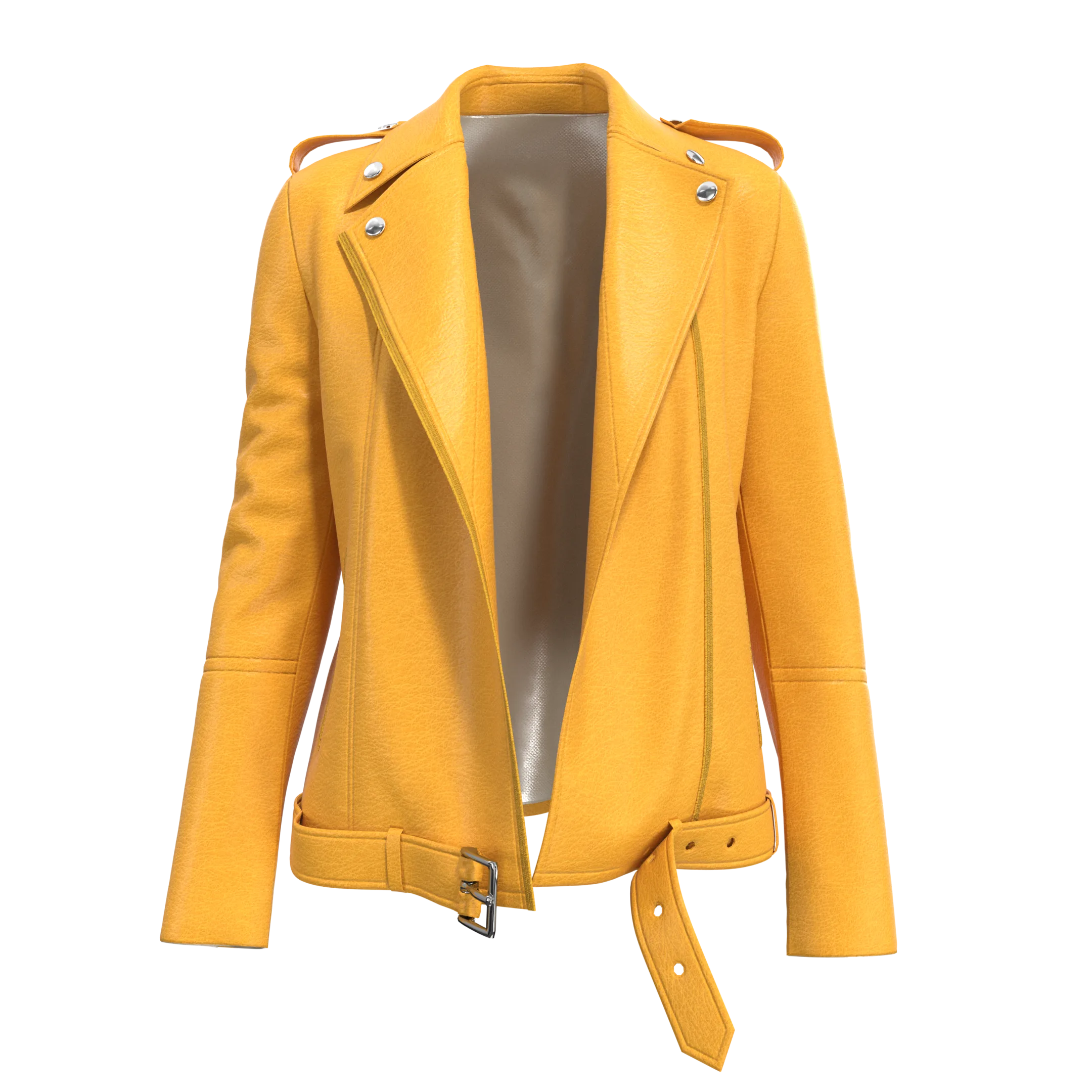 Leather Jacket - Marvelous Designer - Clo3d