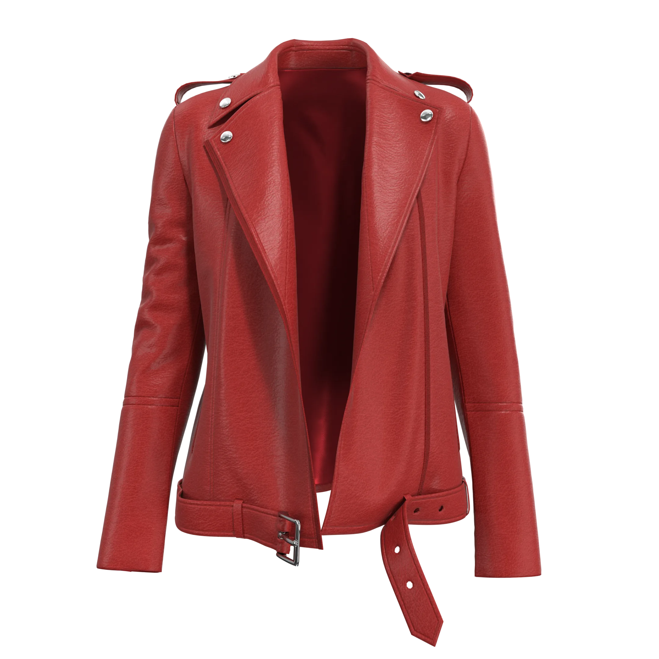 Leather Jacket - Marvelous Designer - Clo3d
