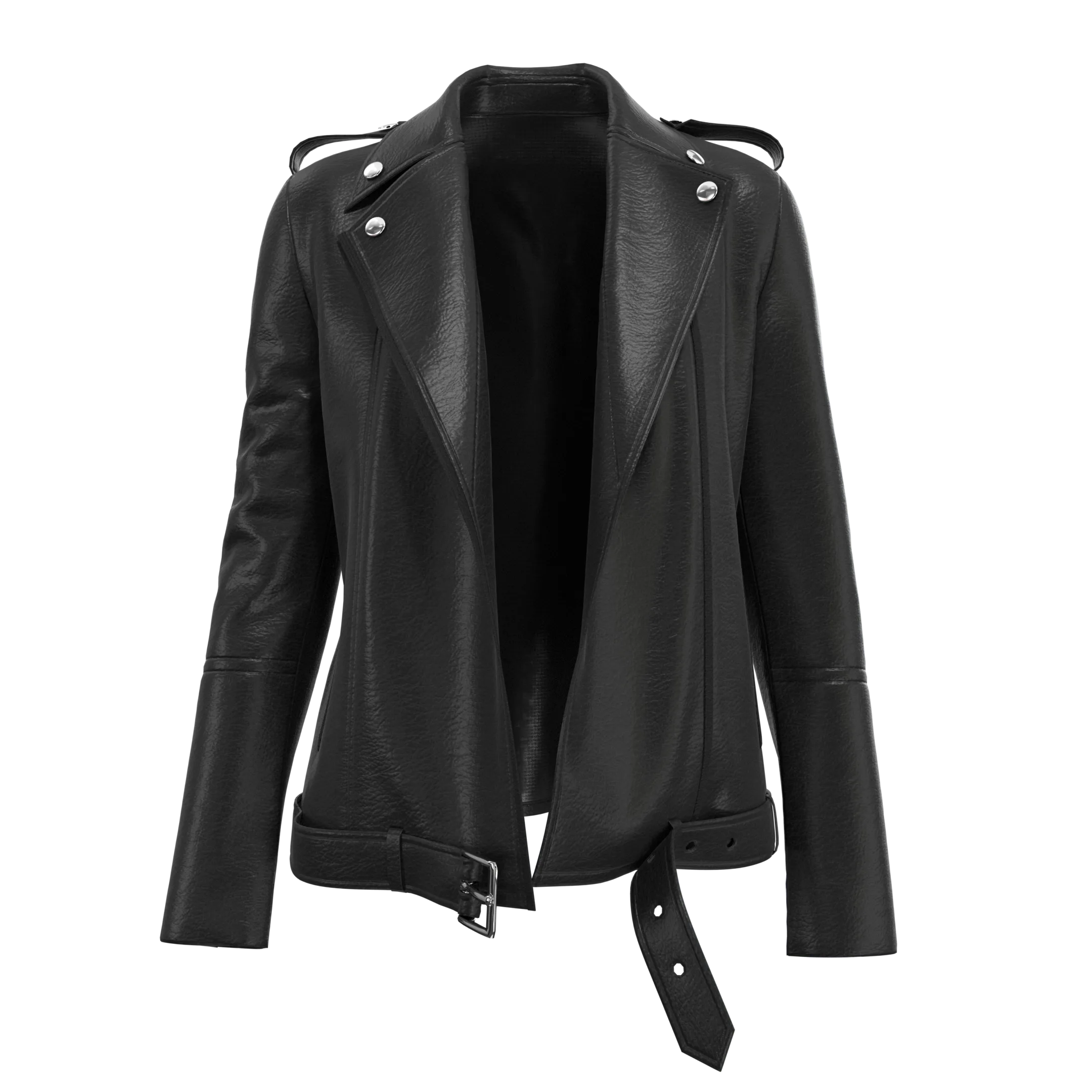Leather Jacket - Marvelous Designer - Clo3d
