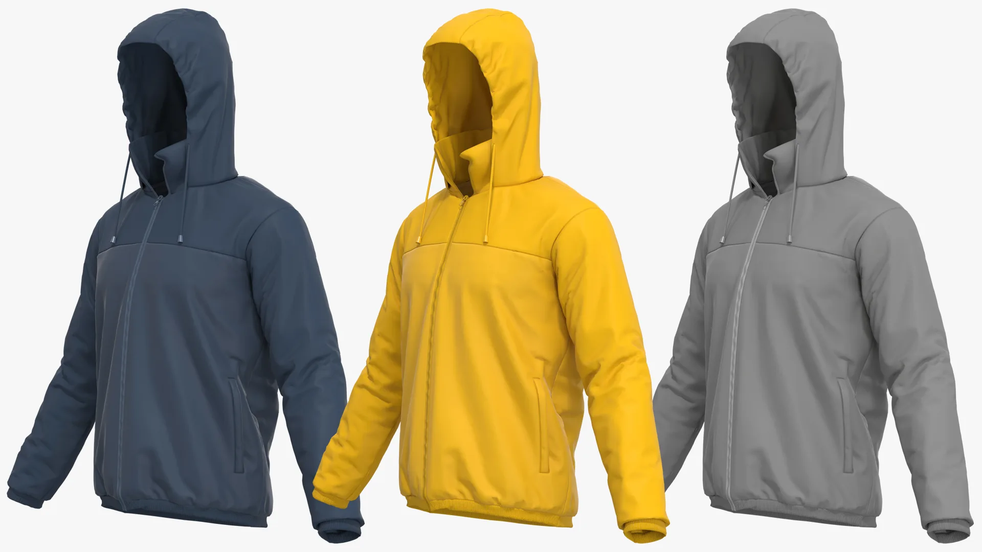 Windbreaker Jacket - Marvelous Designer - Clo3d