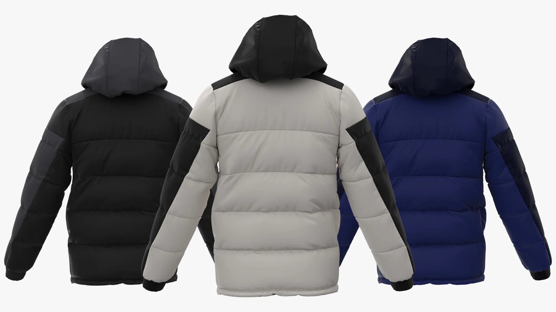 Winter Down Jacket - Marvelous Designer - Clo3d