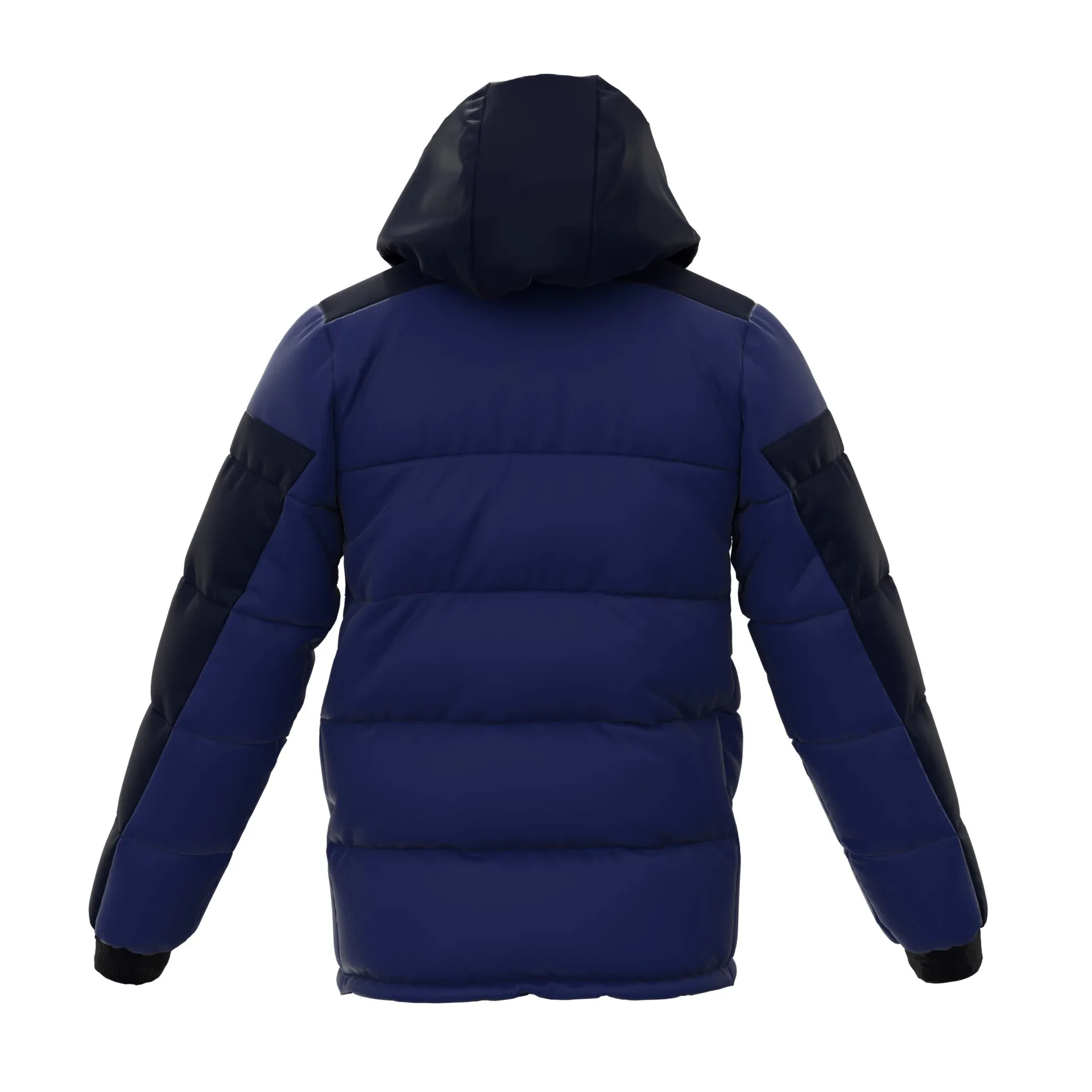 Winter Down Jacket - Marvelous Designer - Clo3d
