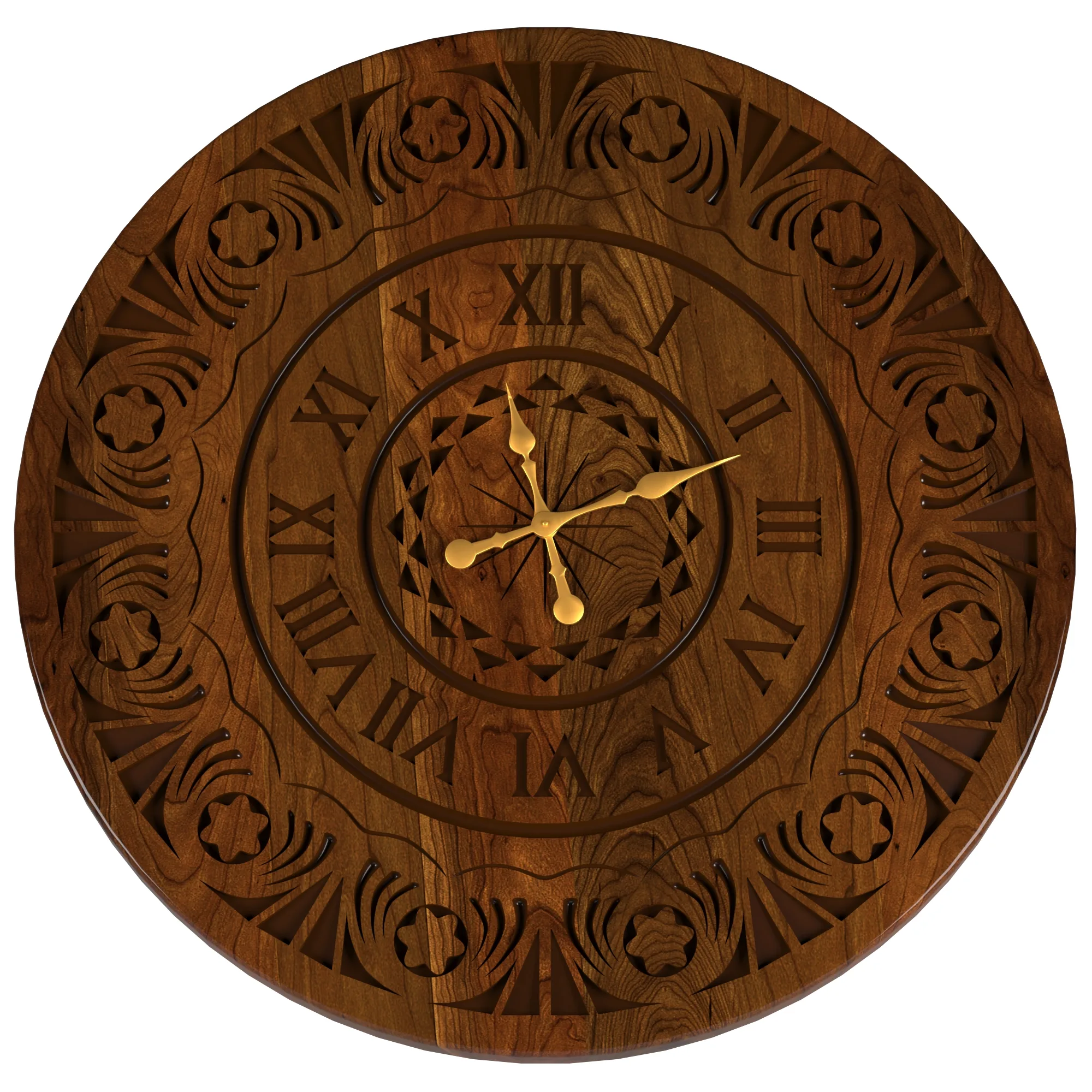 Wooden Wall Clock