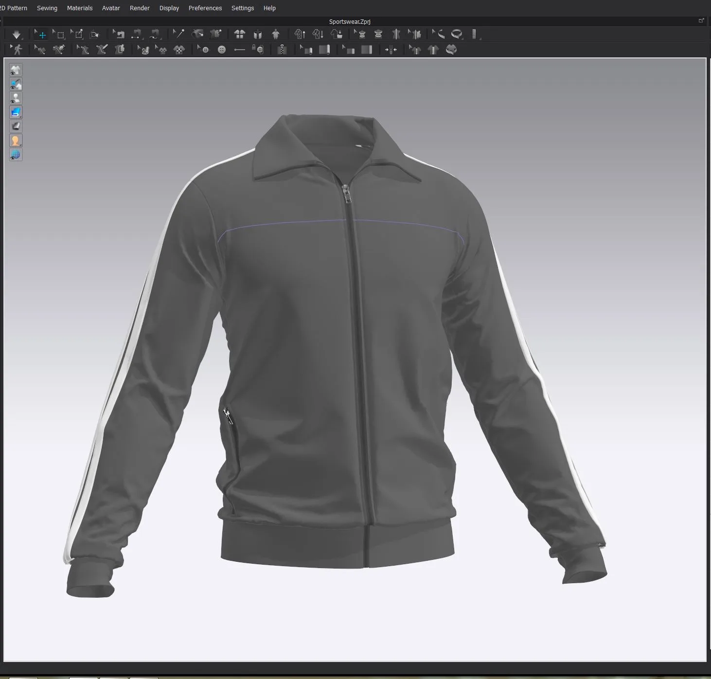 Sportswear - Marvelous Designer - Clo3d