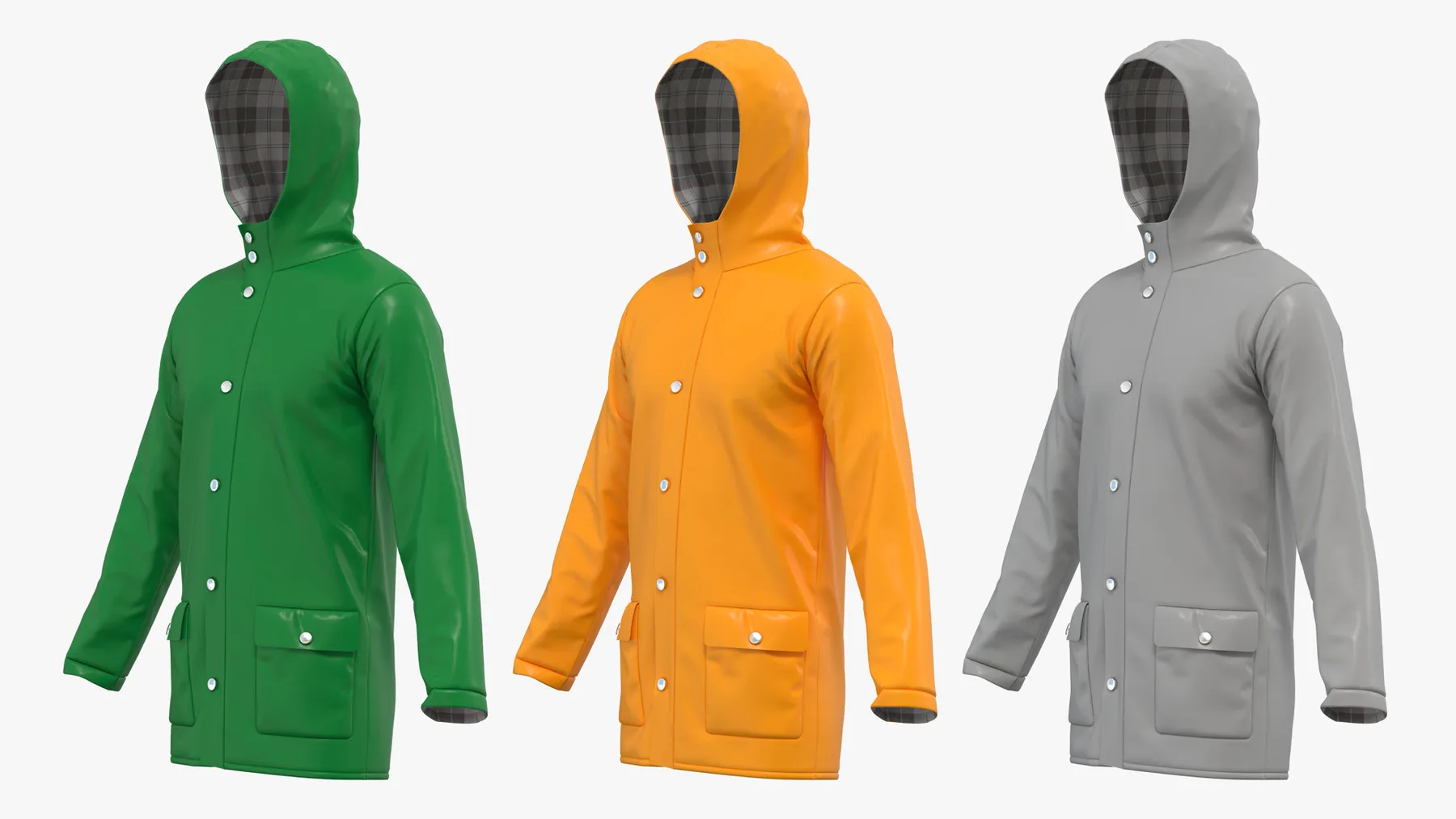 Rain Jacket - Marvelous designer - Clo3d