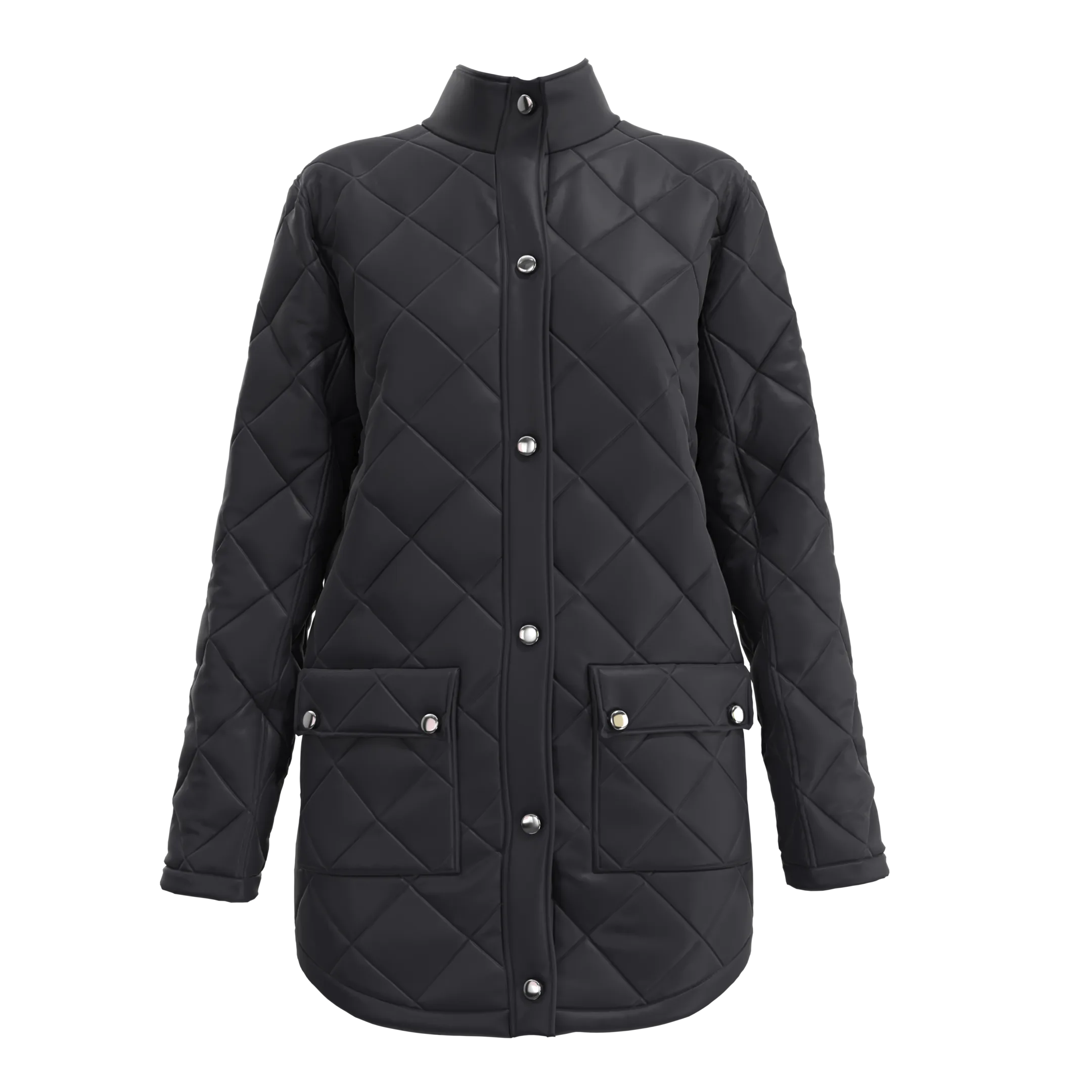 Women's Quilted Jacket - Marvelous Designer & Clo3d