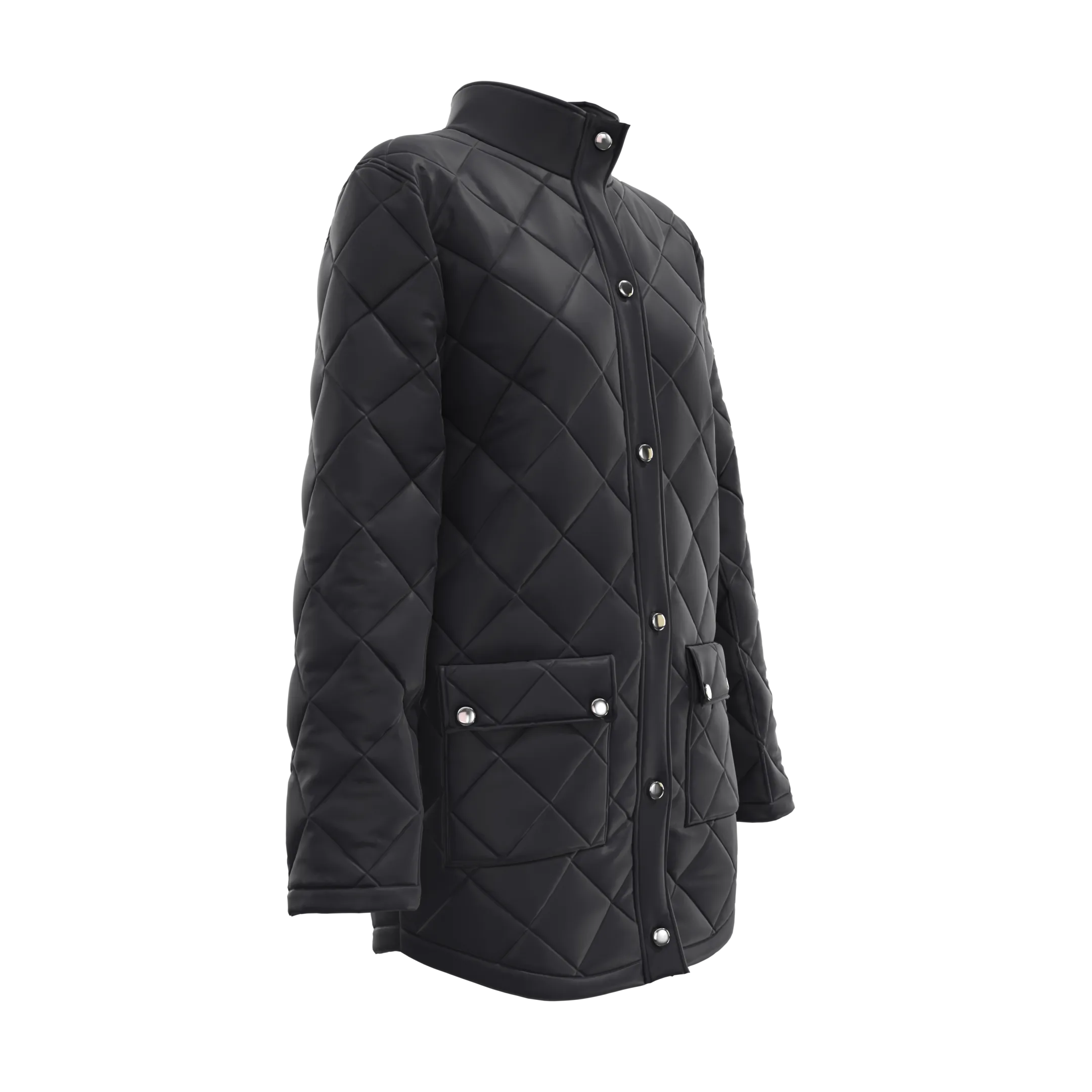 Women's Quilted Jacket - Marvelous Designer & Clo3d