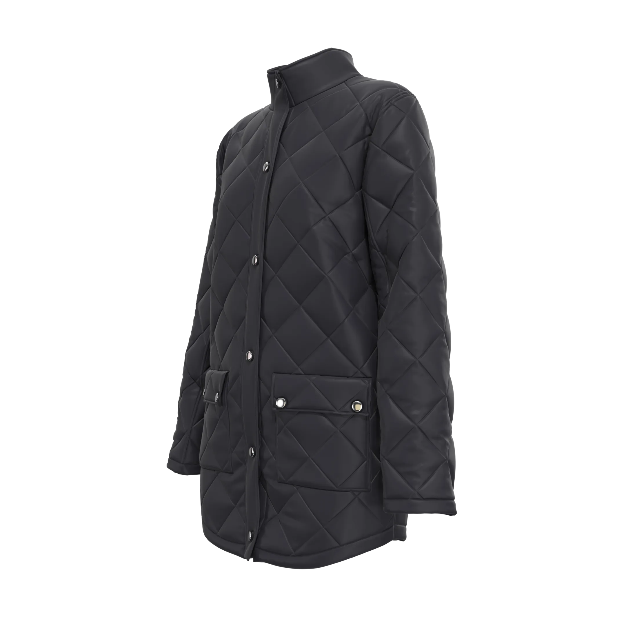 Women's Quilted Jacket - Marvelous Designer & Clo3d