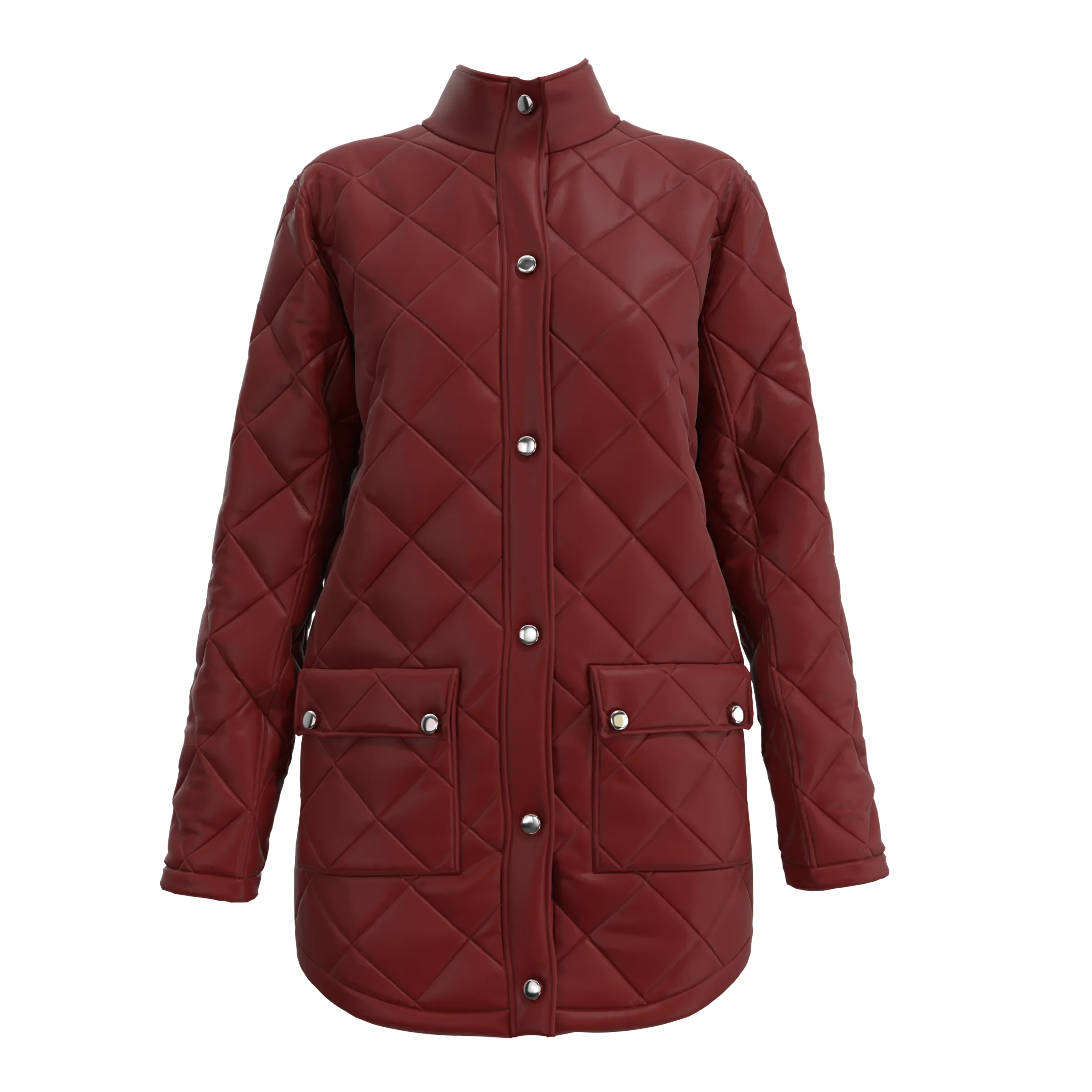 Women's Quilted Jacket - Marvelous Designer & Clo3d