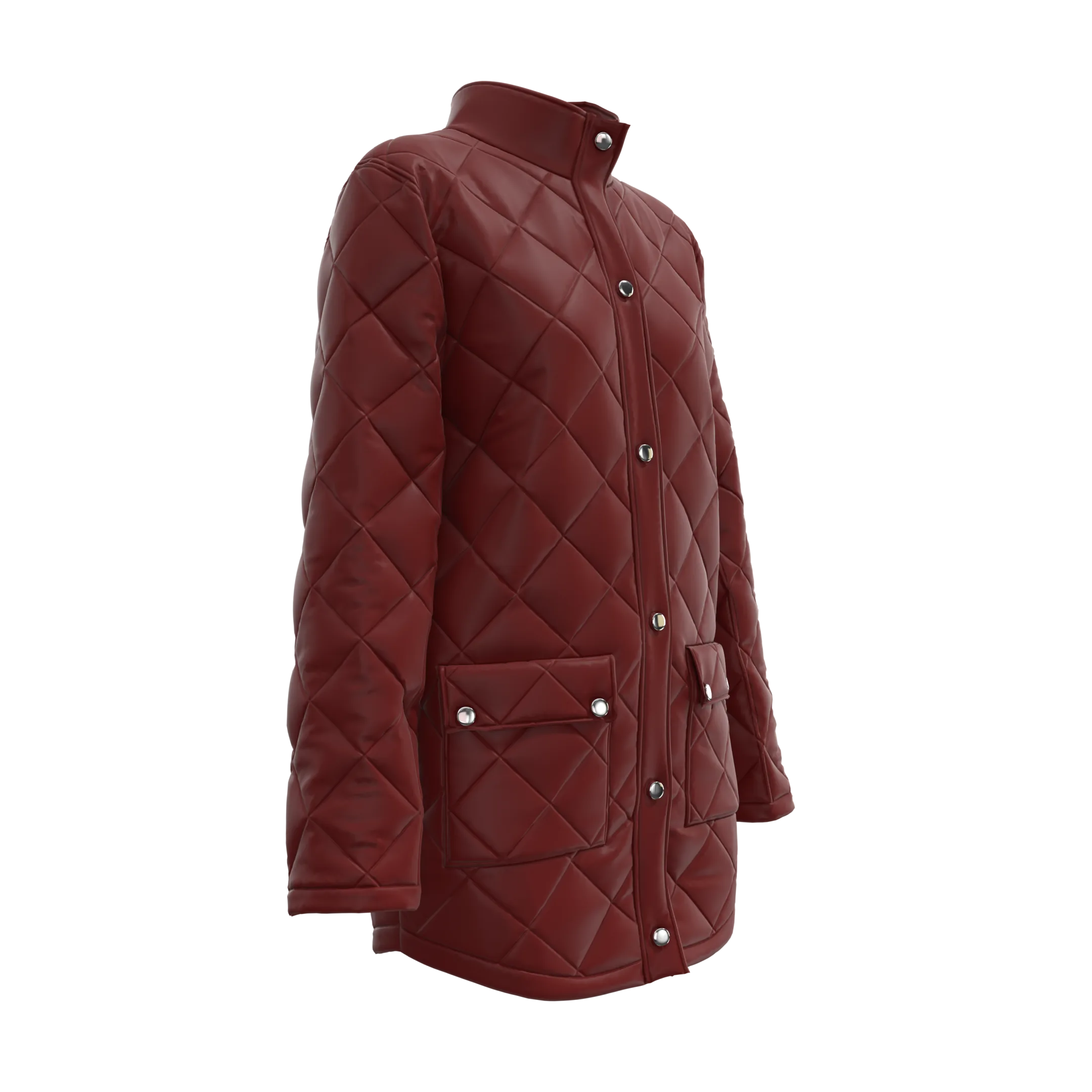 Women's Quilted Jacket - Marvelous Designer & Clo3d