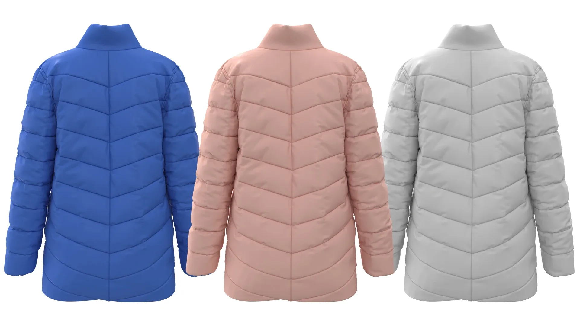 Aubern Quilt Jacket - Marvelous Designer & Clo3d