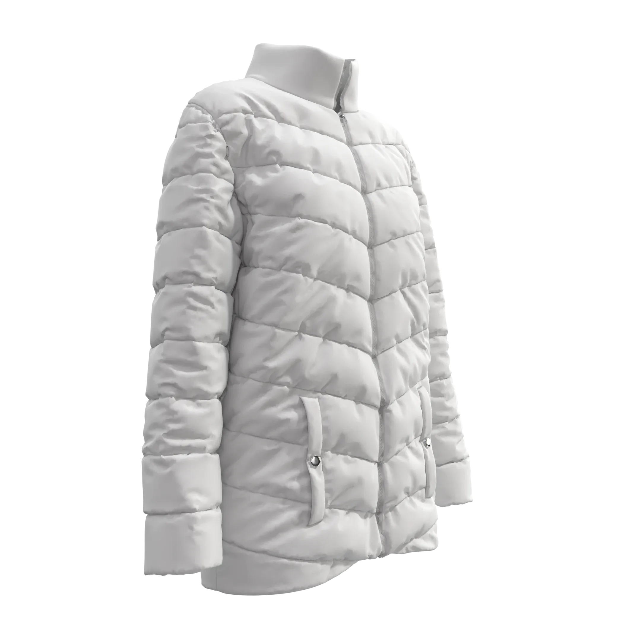 Aubern Quilt Jacket - Marvelous Designer & Clo3d