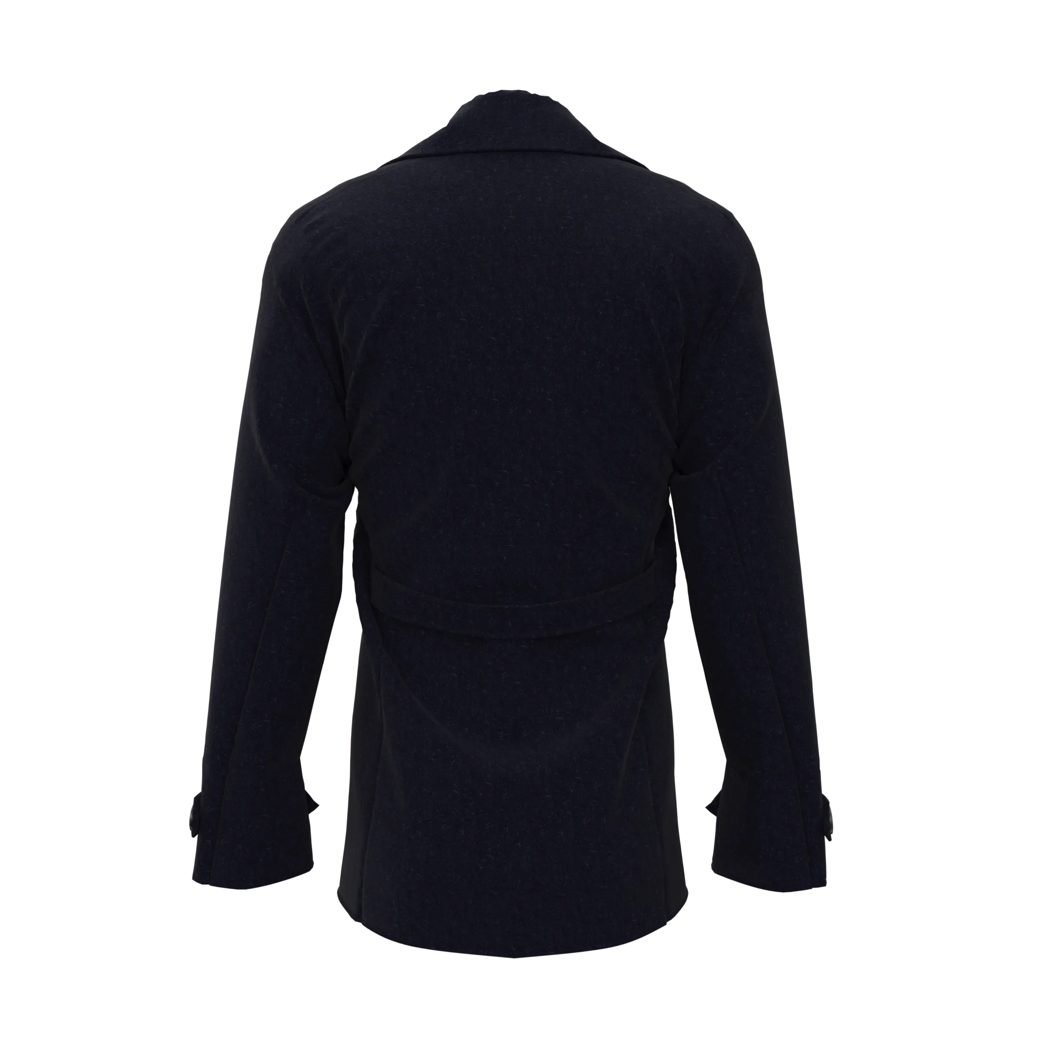 Wool Blend Peacoat - Marvelous Designer & Clo3d