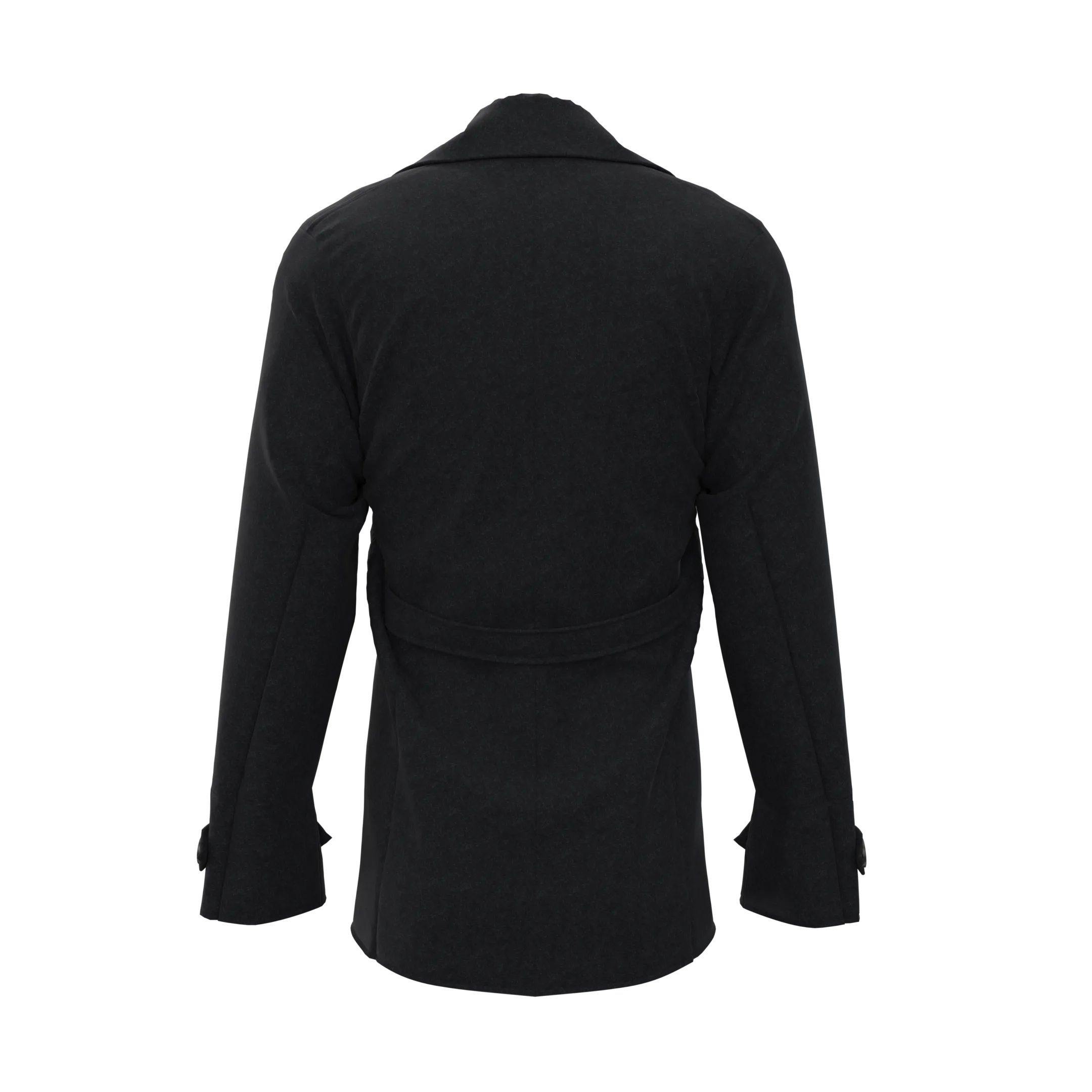 Wool Blend Peacoat - Marvelous Designer & Clo3d