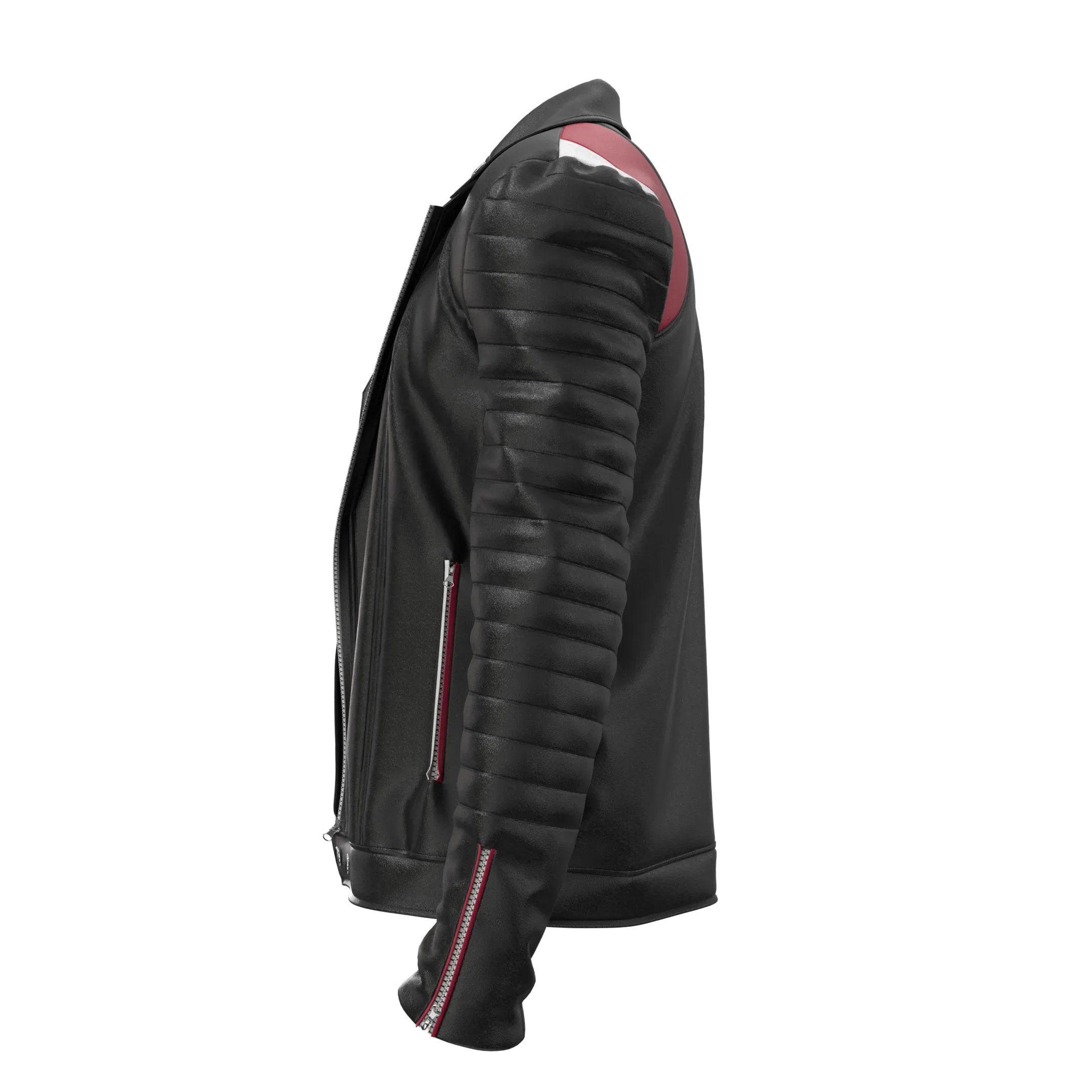 Motorcycle Leather Jacket - Marvelous Designer & Clo3d