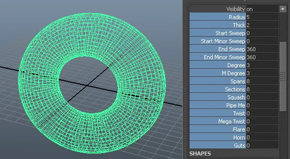 MegaTorus - Maya Torus Generator