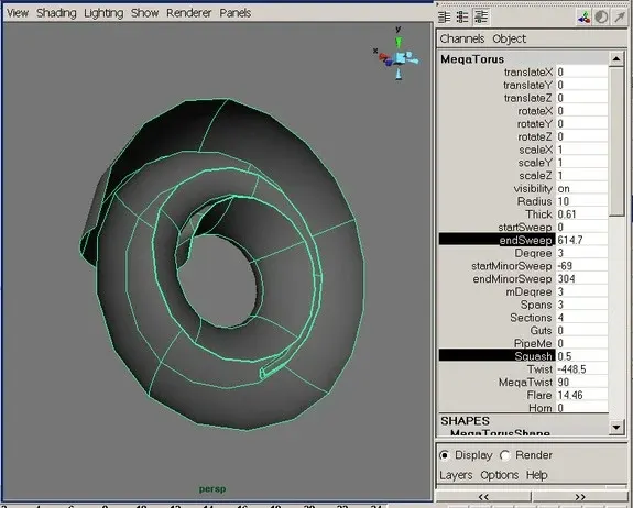 MegaTorus - Maya Torus Generator