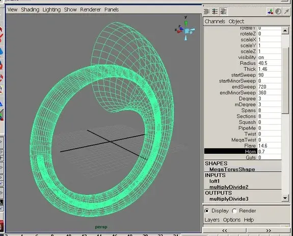 MegaTorus - Maya Torus Generator