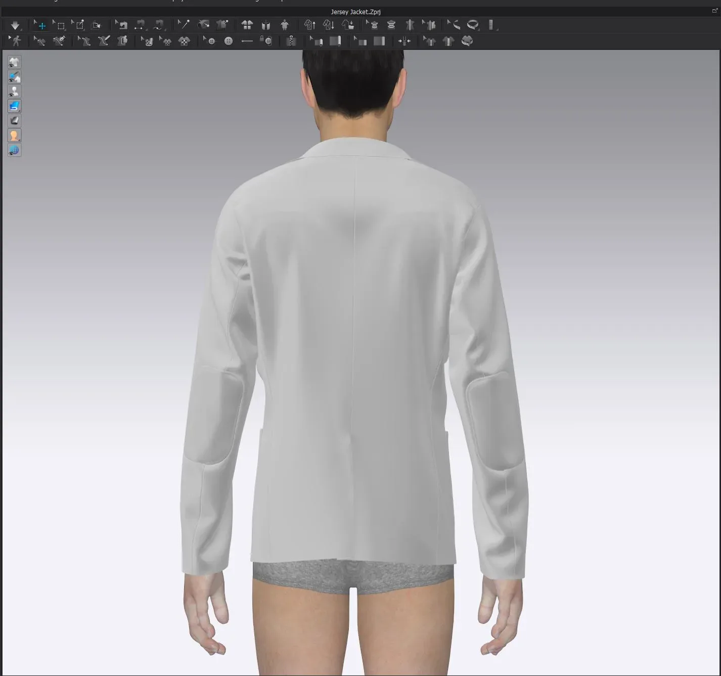 Jersey Jacket - Marvelous Designer & Clo3d