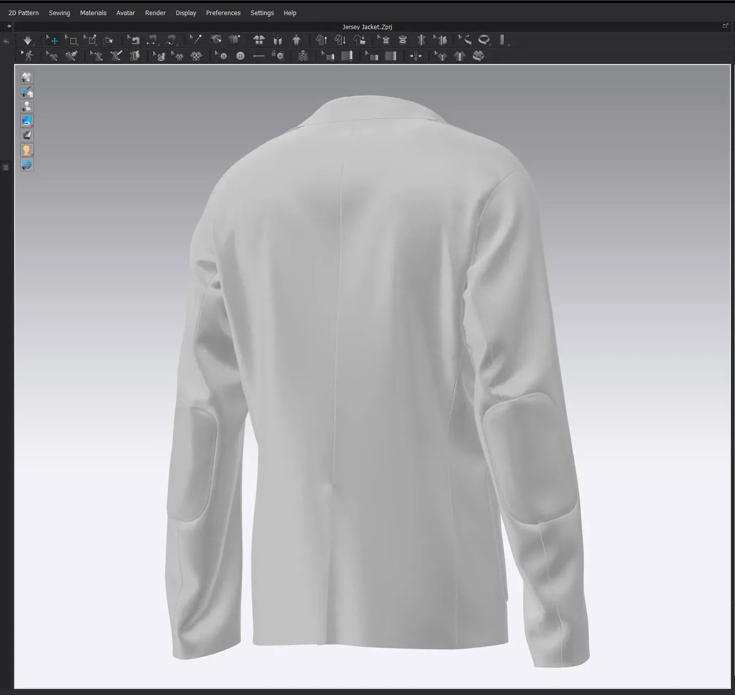 Jersey Jacket - Marvelous Designer & Clo3d