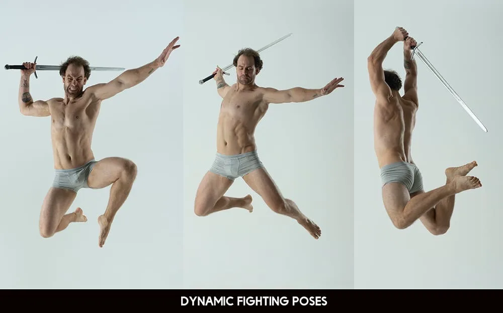 330+ Male Action Pose Reference Pictures