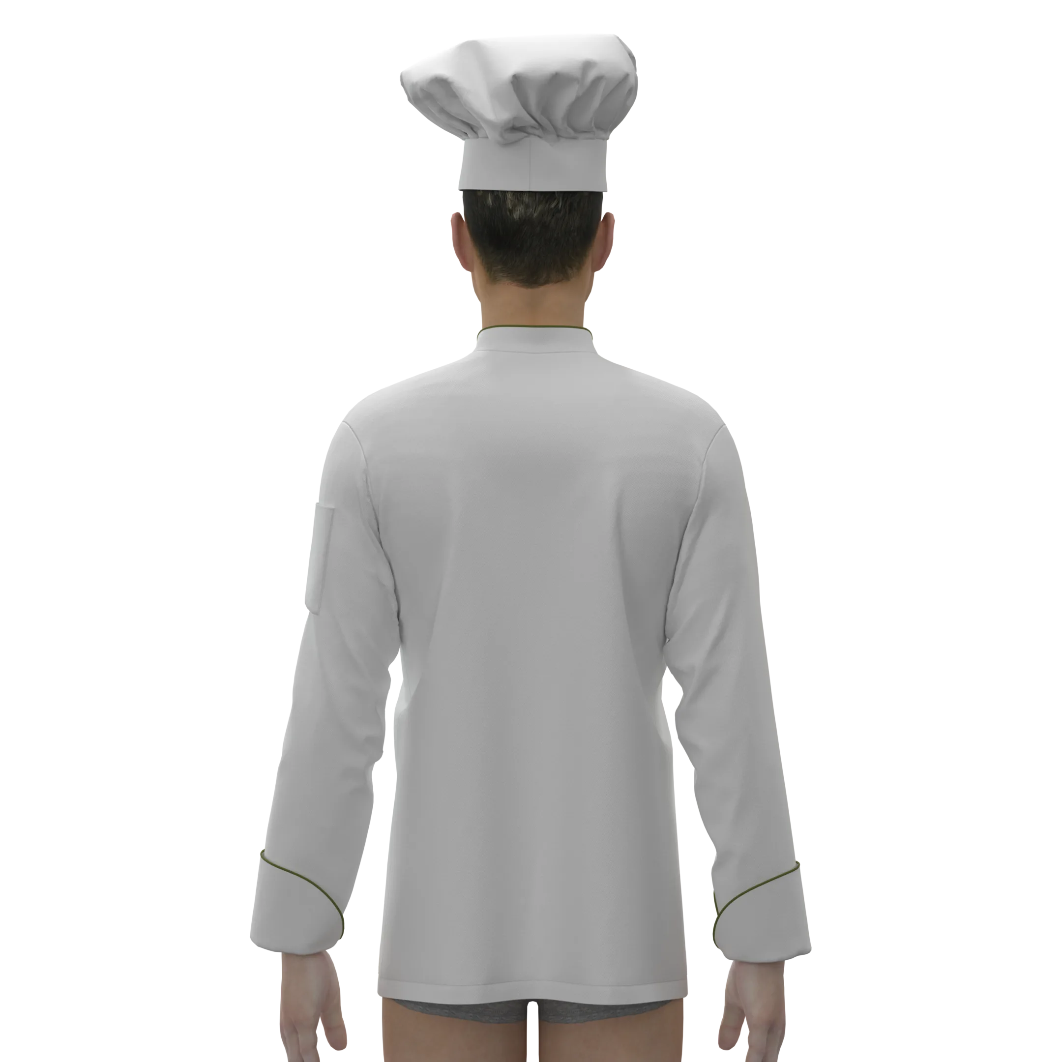 Chef Jacket - Marvelous Designer & Clo3d