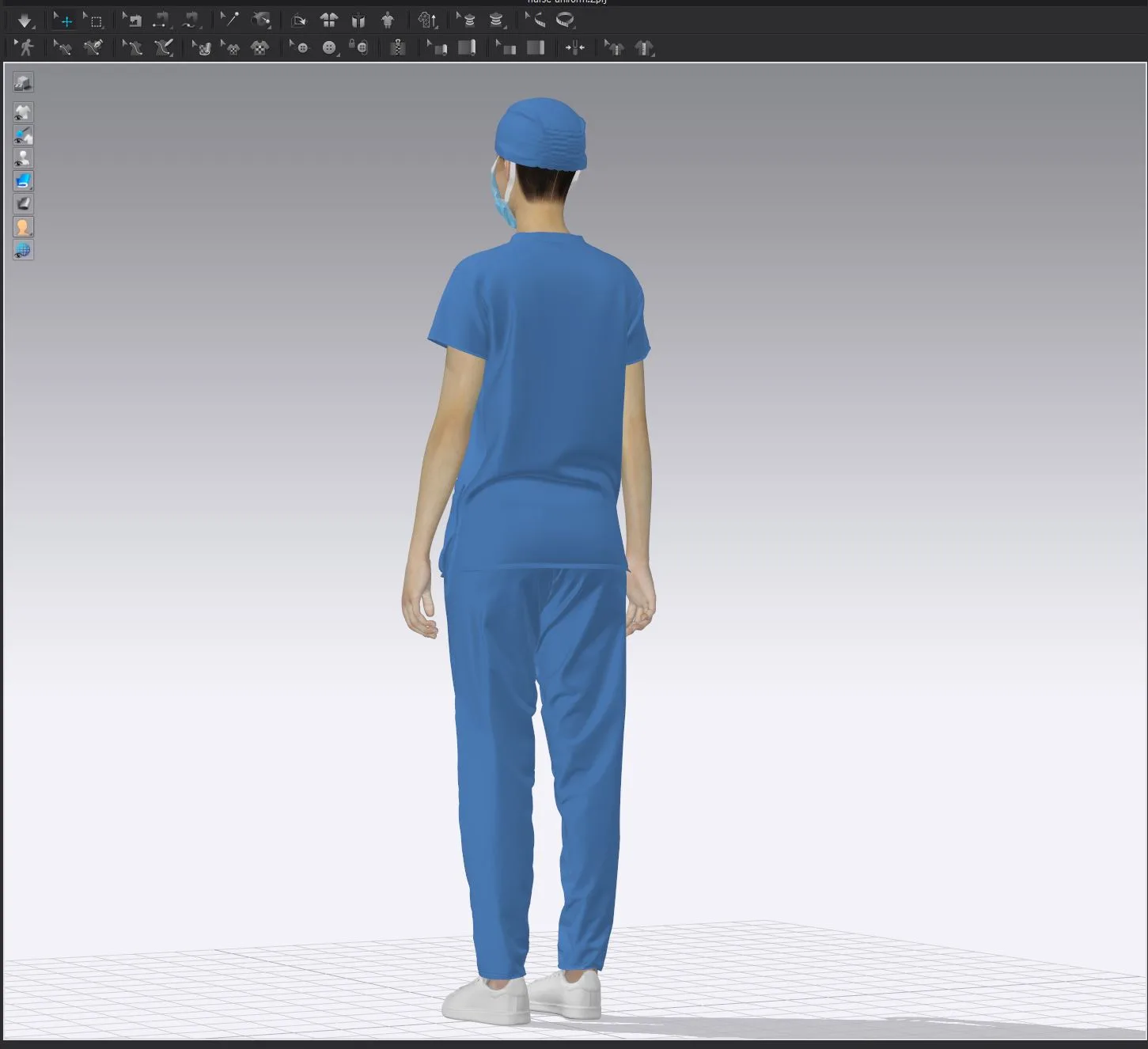 Nurse Uniform - Marvelous Designer & Clo3d