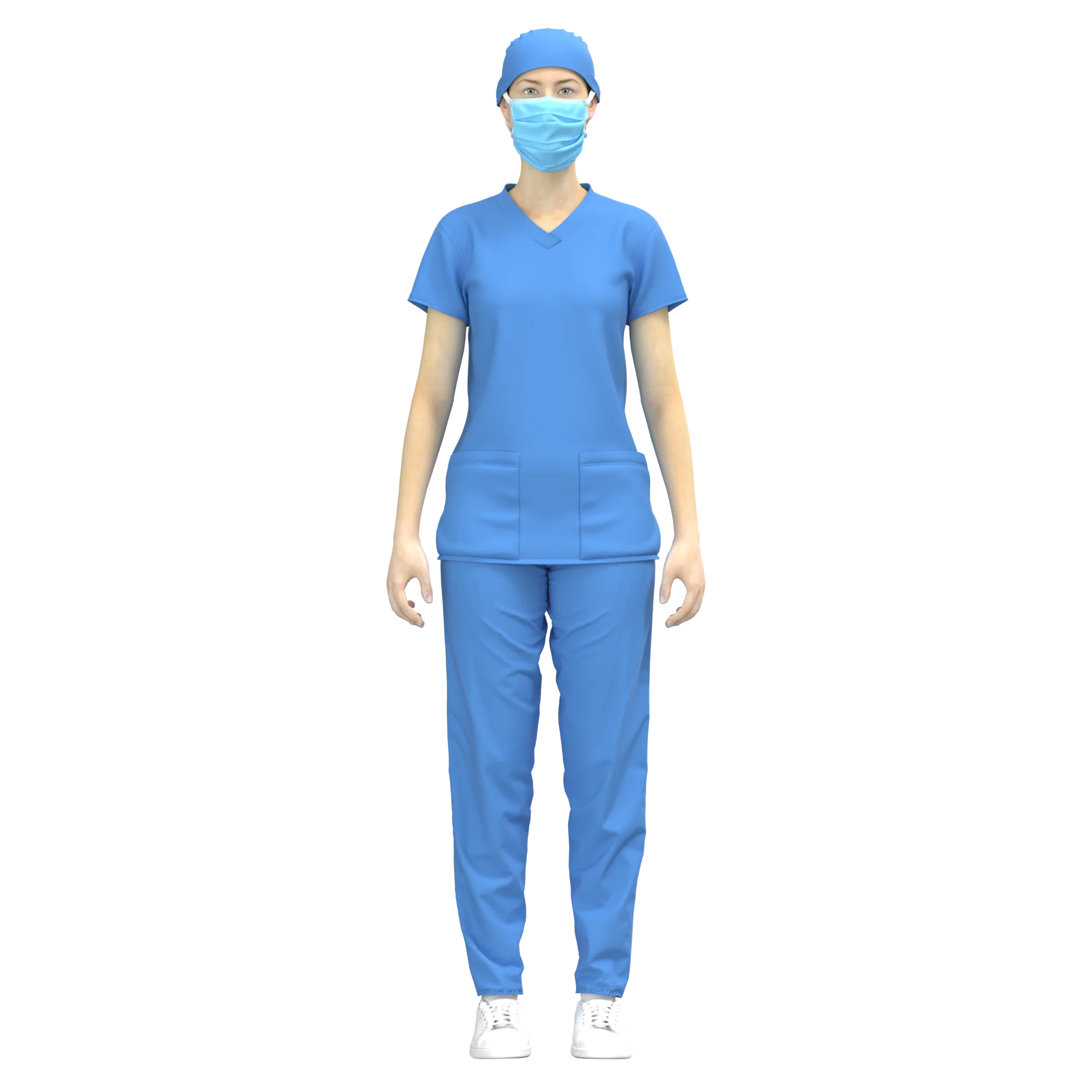 Nurse Uniform - Marvelous Designer & Clo3d