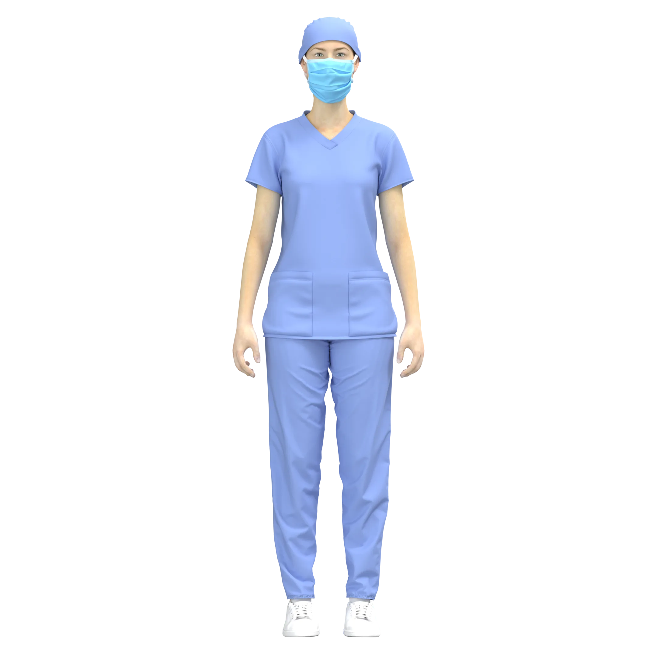 Nurse Uniform - Marvelous Designer & Clo3d